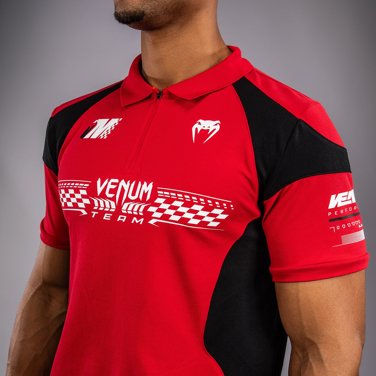 Venum Motorsport Polo in Cotone - Rosso Racer