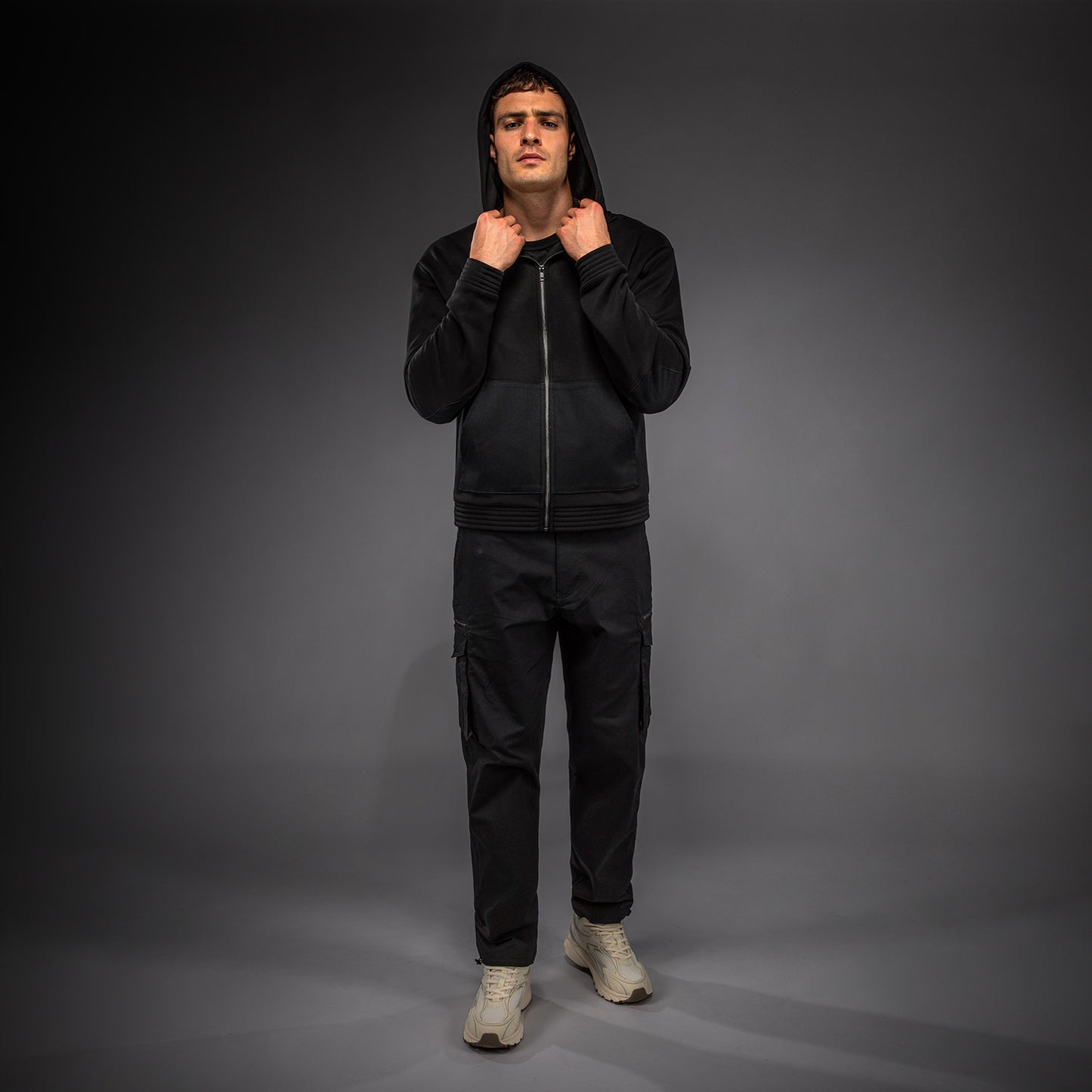 Venum Urban Gi Felpa con Cappuccio con Cerniera Intera – Nero