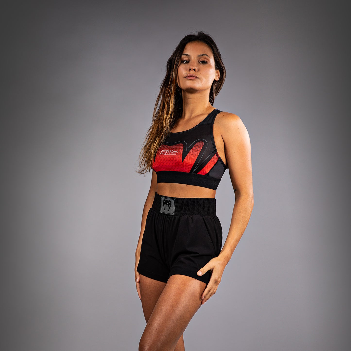 Venum x RWS 2.0 Reggiseno Sportivo Donna – Nero/Rosso
