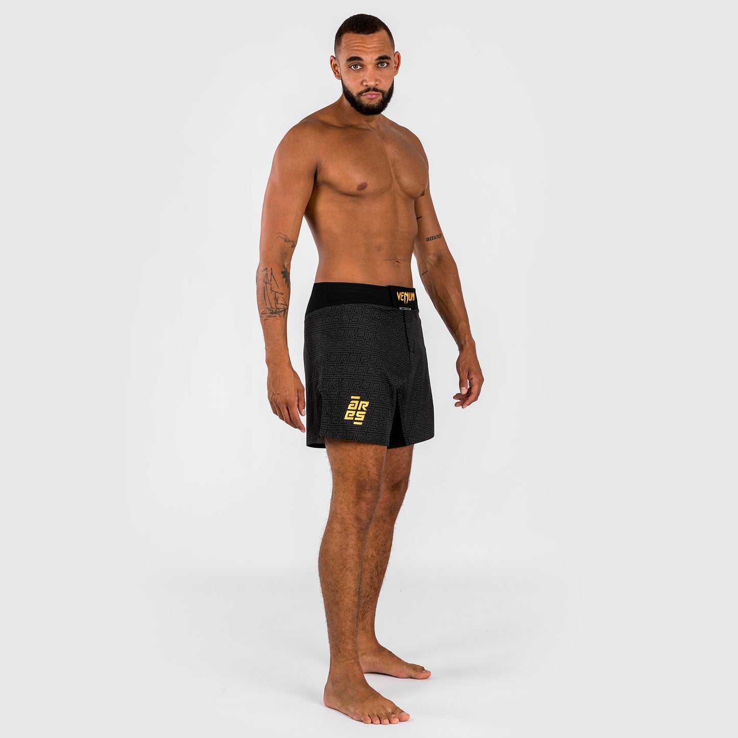 Venum x Ares Pantaloni da Combattimento da Uomo - Nero/Oro
