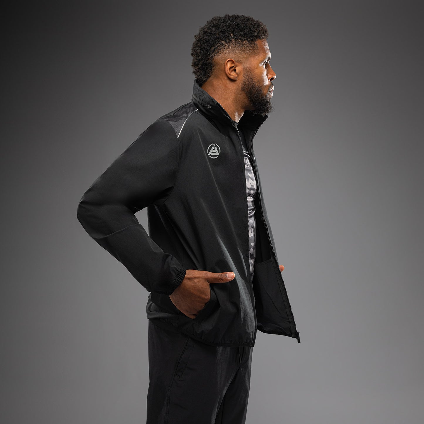 Venum x Polaris Giacca da Track - Nero/Grigio Tempesta