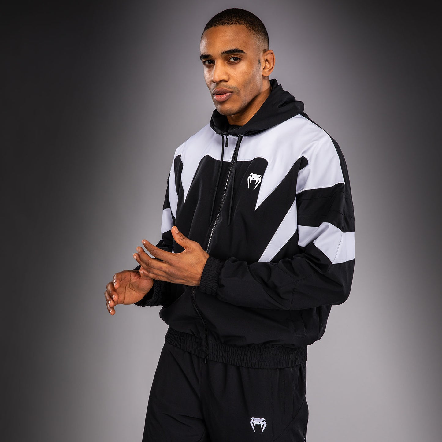 Venum Attack 90 Giacca da tuta – Bianco/Nero