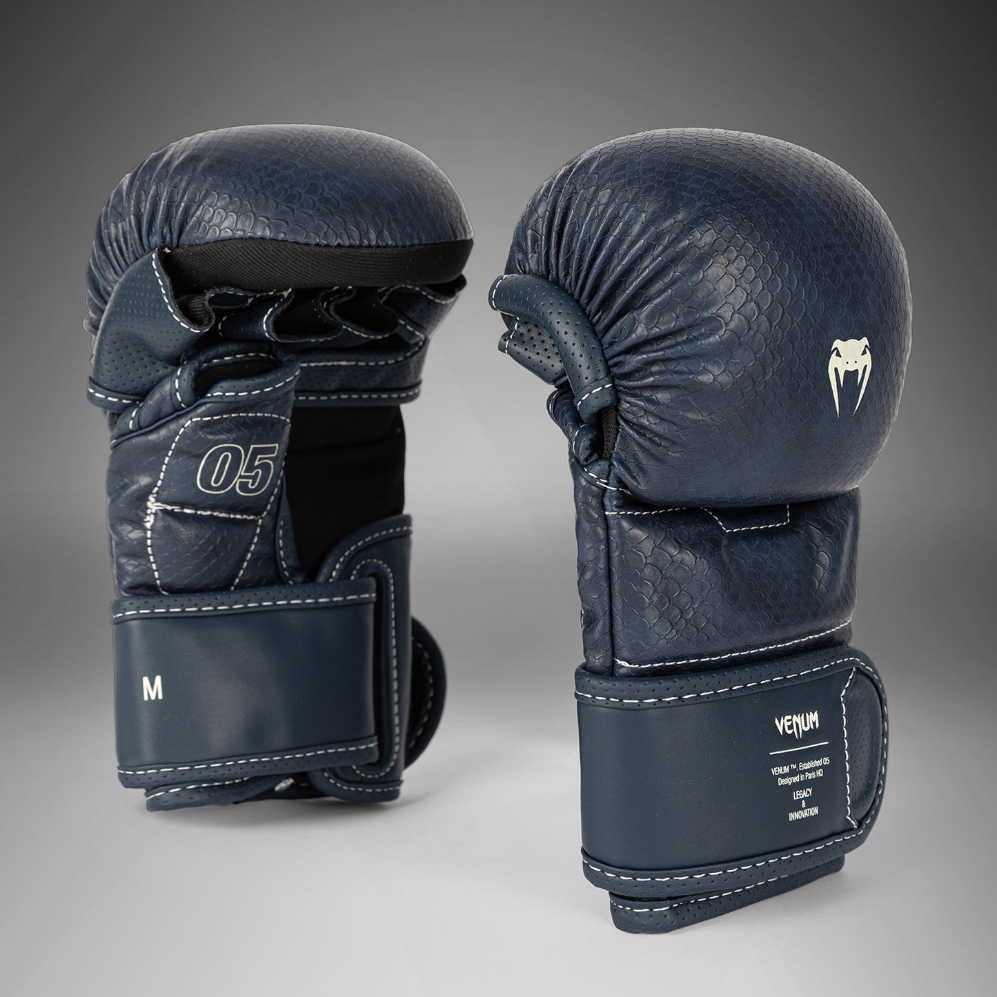 Venum Impact Evo Scales Guanti da sparring MMA - Blu notte