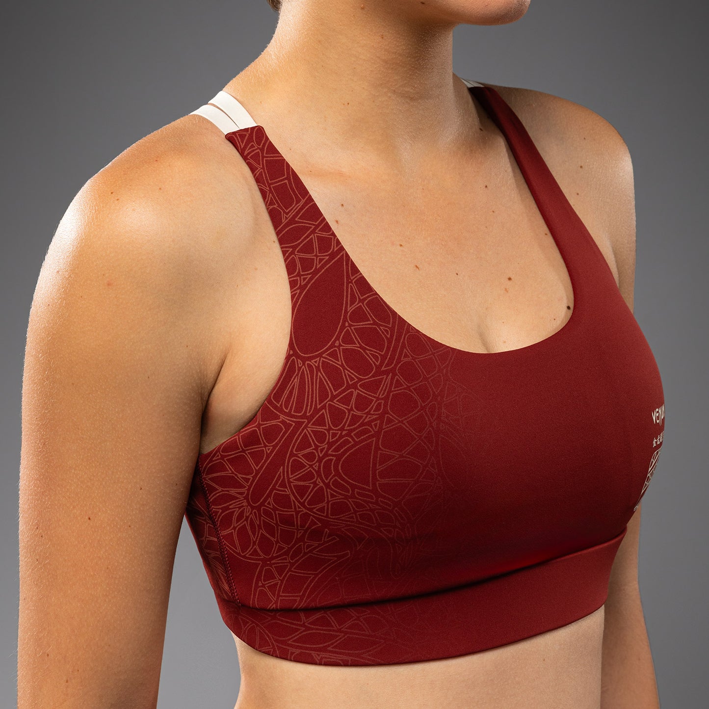 Venum Serpenti Reggiseno sportivo donna – Borgogna/Avorio