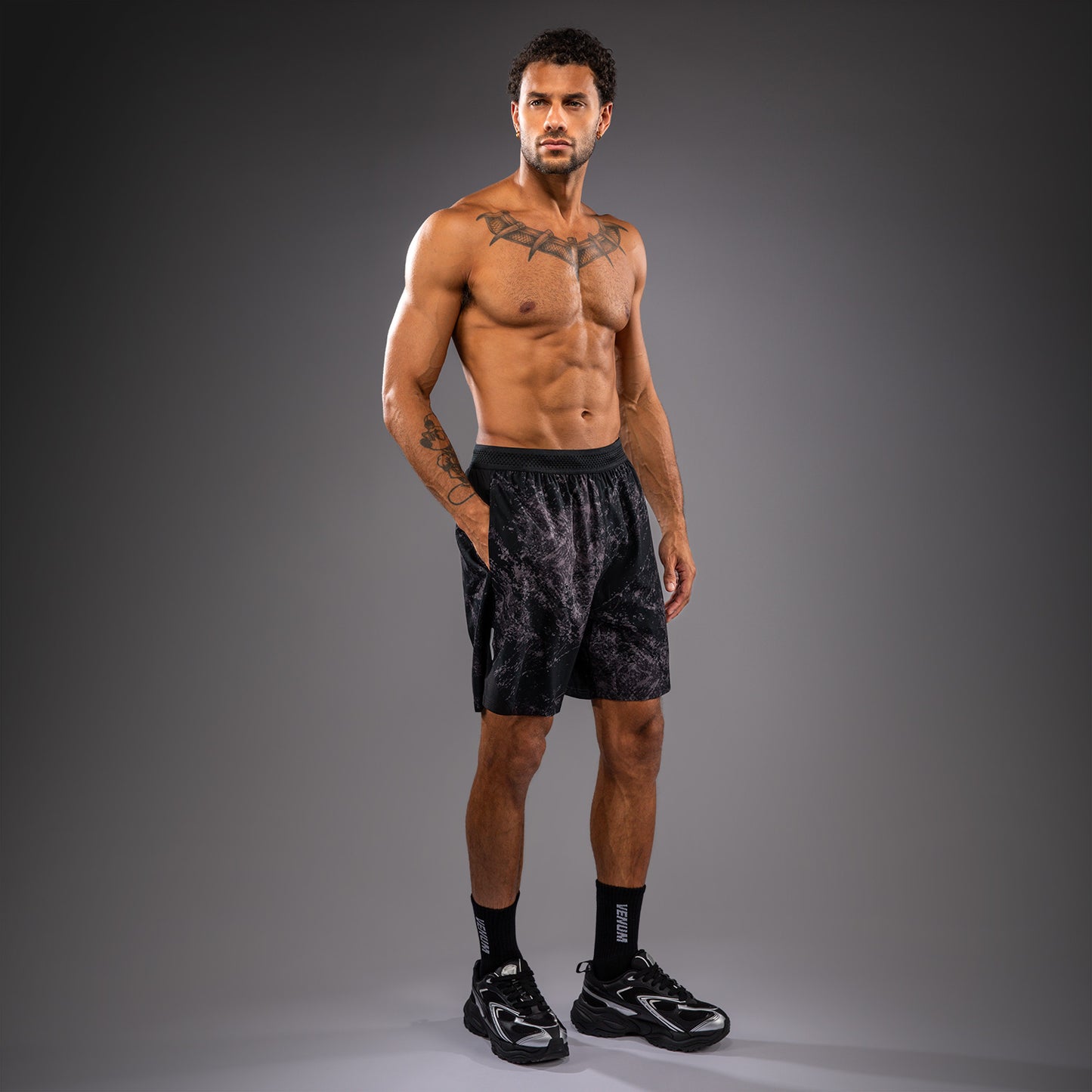 Venum Rage & Workout Pantaloncini da Allenamento - Nero/Grigio