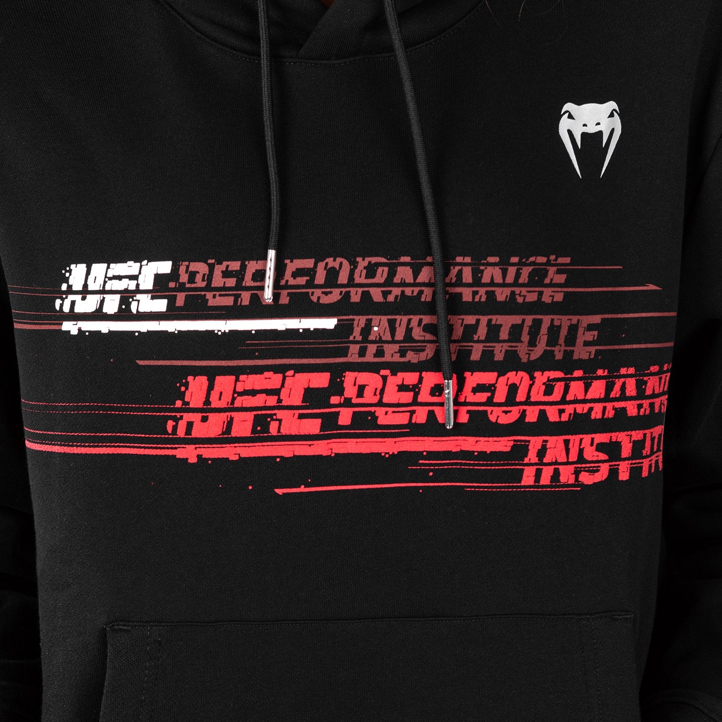 UFC Venum Performance Institute 2.0 Felpa con cappuccio da donna - Nero/Rosso