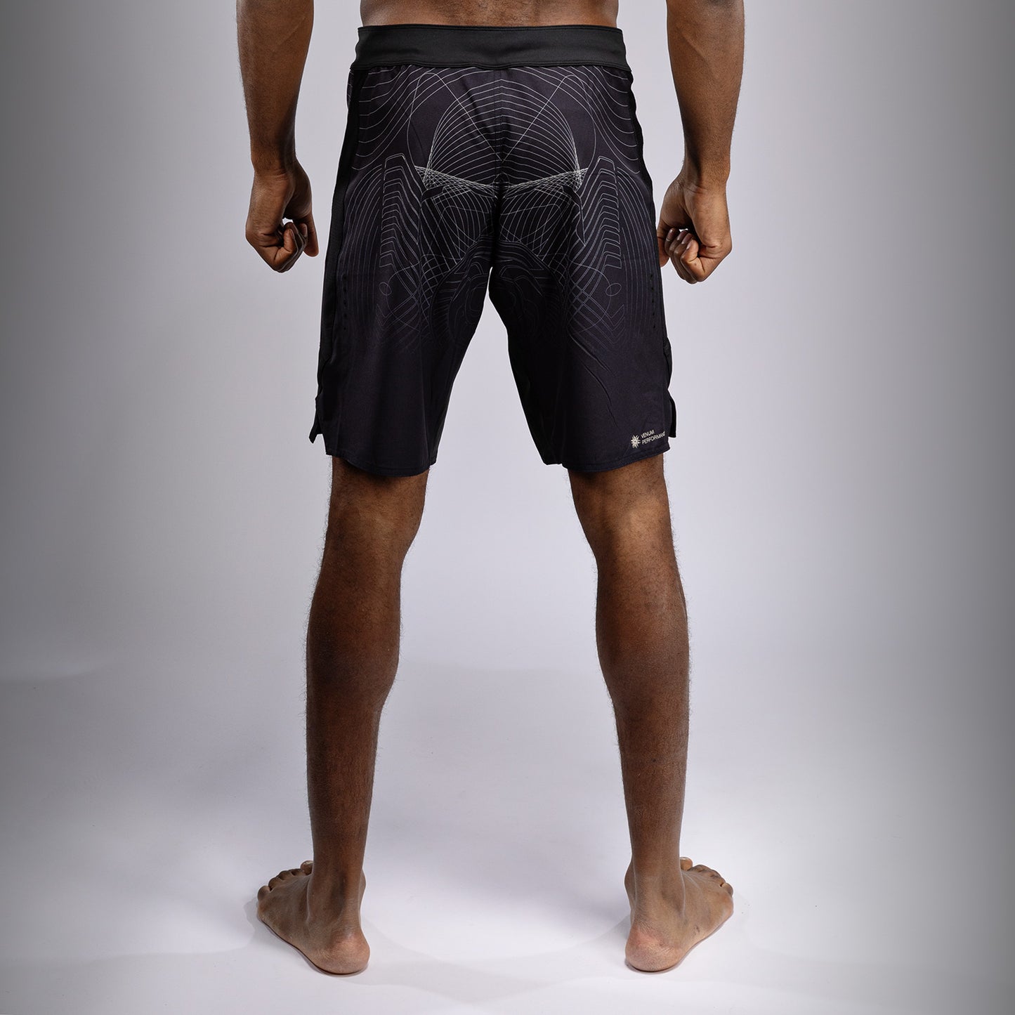 Venum G-Fit Air Pantaloncini da Combattimento - Nero Profondo/Sabbia Del Deserto