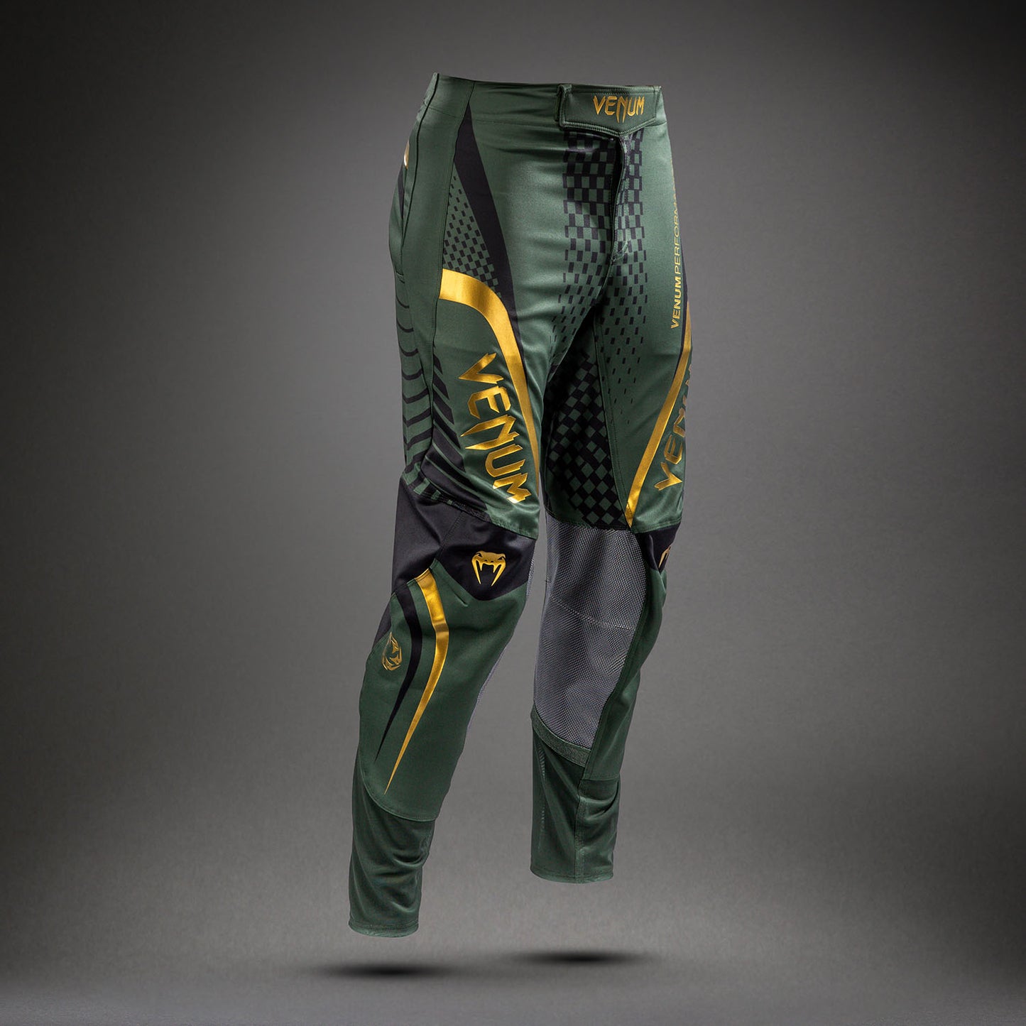 Venum MX Challenger Pantaloni da Motorsports - Nero/Verde/Oro