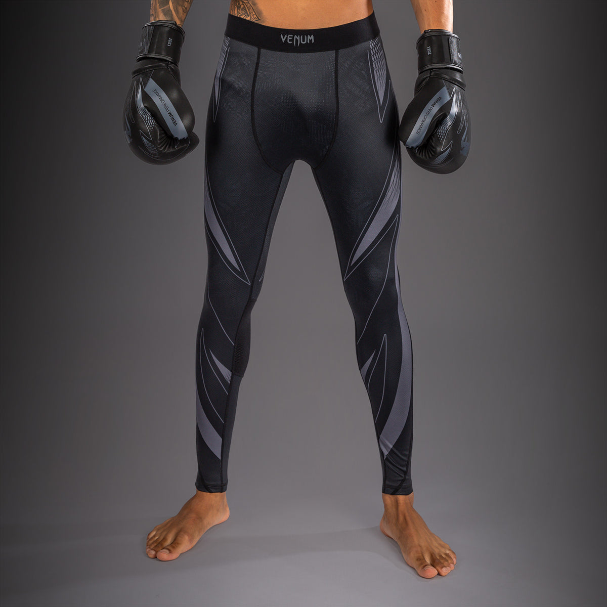Venum Amazonia Reborn Pantaloni a compressione - Nero/Grigio