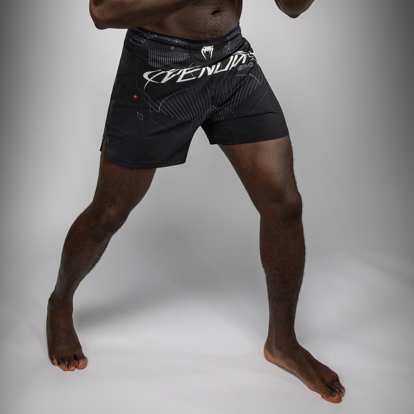 Venum Eclipse Pantaloncini da combattimento – Nero/Avorio