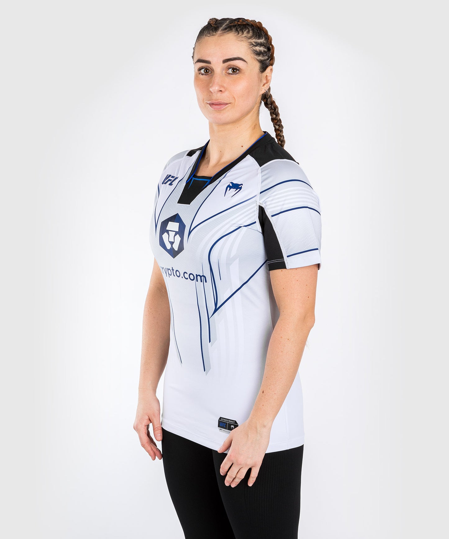 Maglia UFC Venum personalizzata Authentic Fight Night 2.0 Kit by Venum da donna - Midnight Edition - Ice