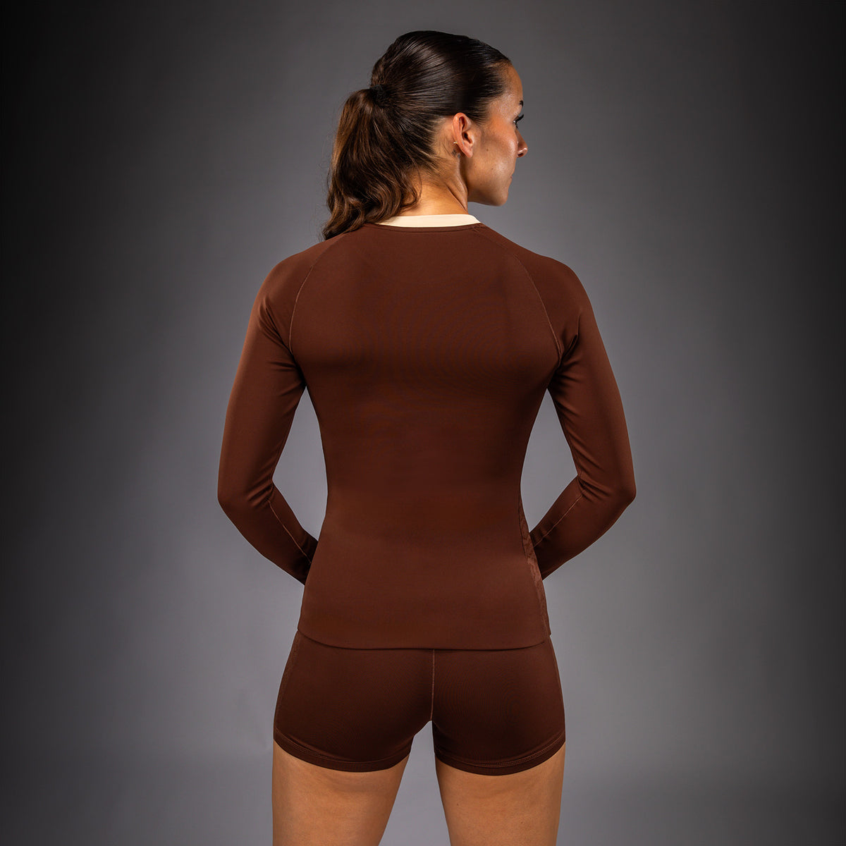 Venum Viper Rashguard a maniche lunghe da donna - Marrone