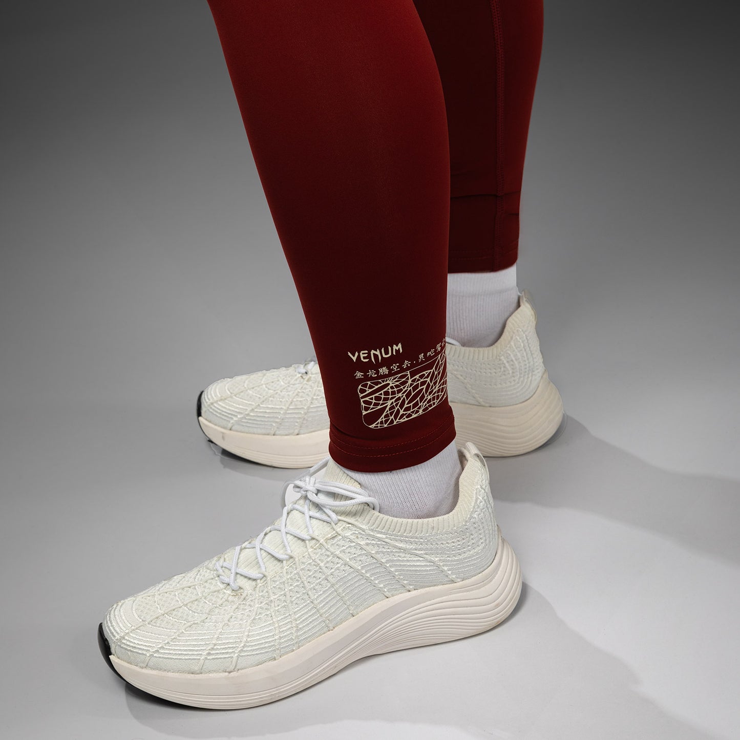 Venum Serpenti Leggings Donna – Bordeaux/Avorio