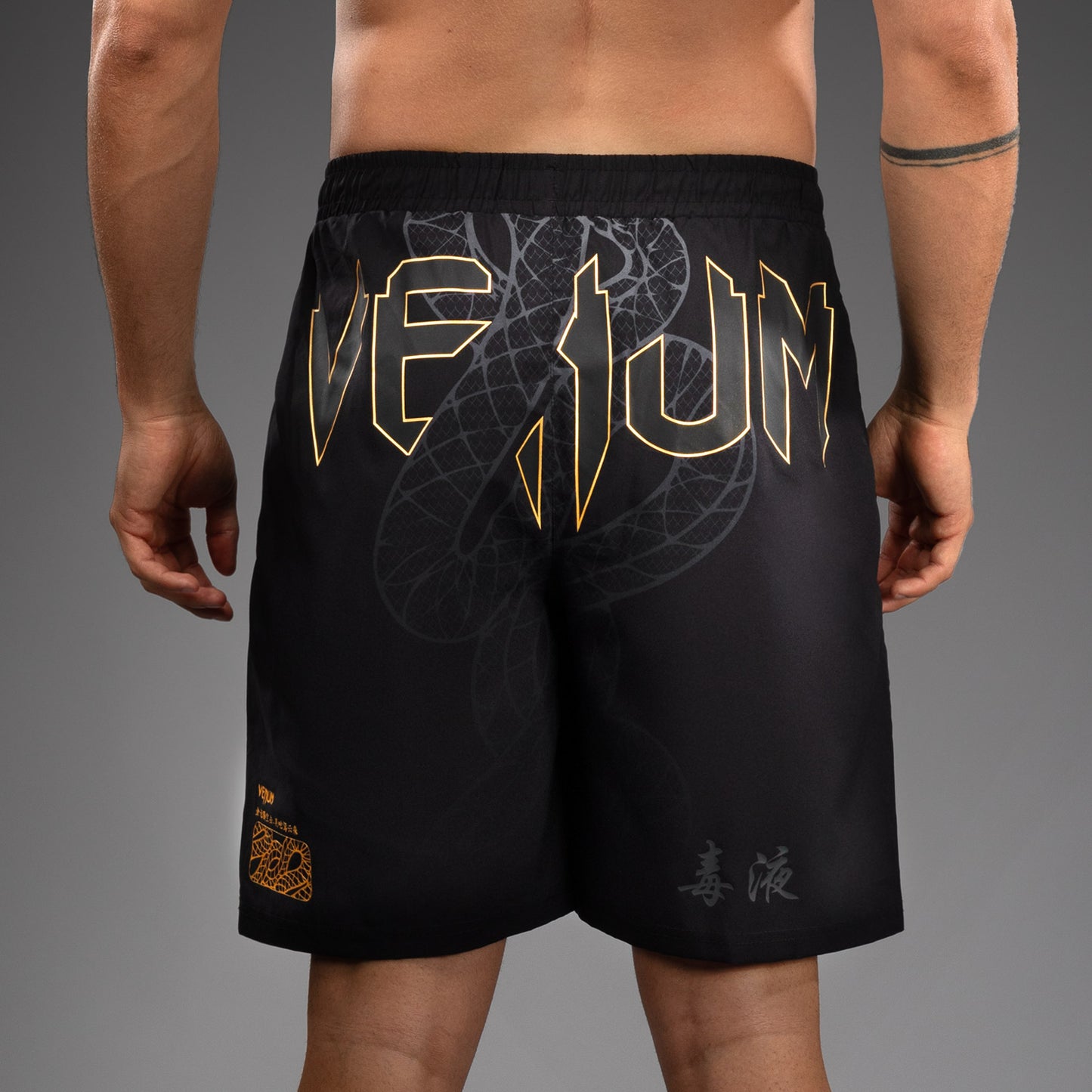 Venum Serpenti Pantaloncini da allenamento – Nero/Argento/Oro