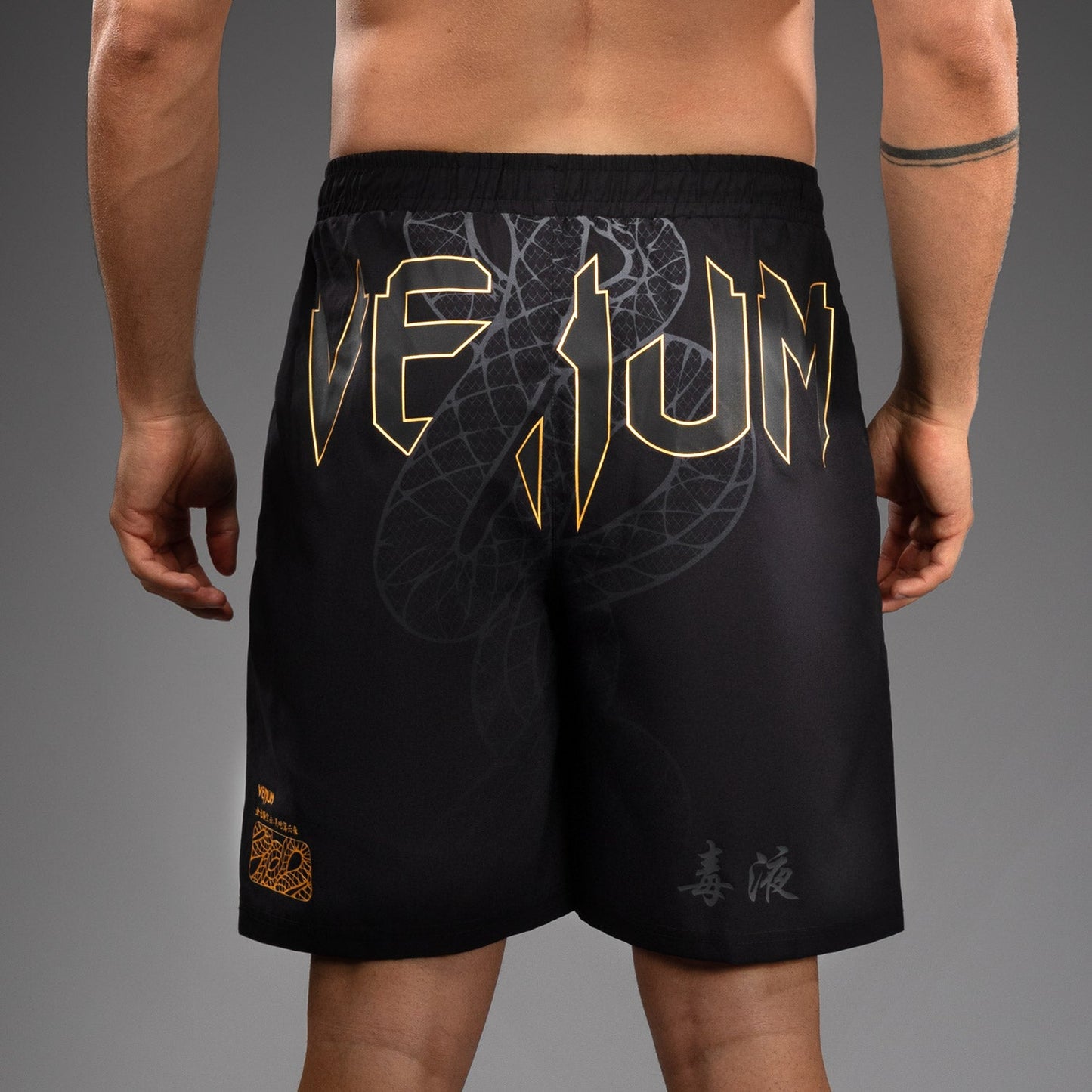 Venum Serpenti Pantaloncini da allenamento – Nero/Argento/Oro