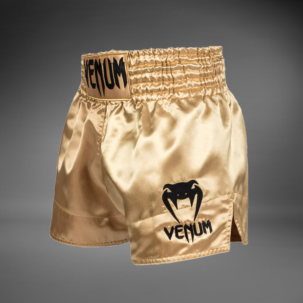 Venum Classic Pantaloncini da Muay Thai - oro/neri