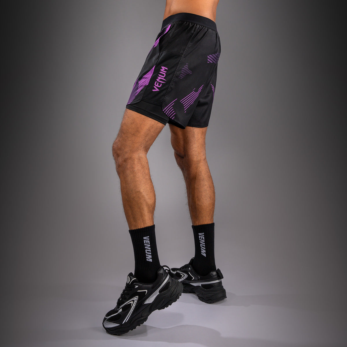 Venum No-Gi 6.0 Pantaloncini da Allenamento - Nero/Viola