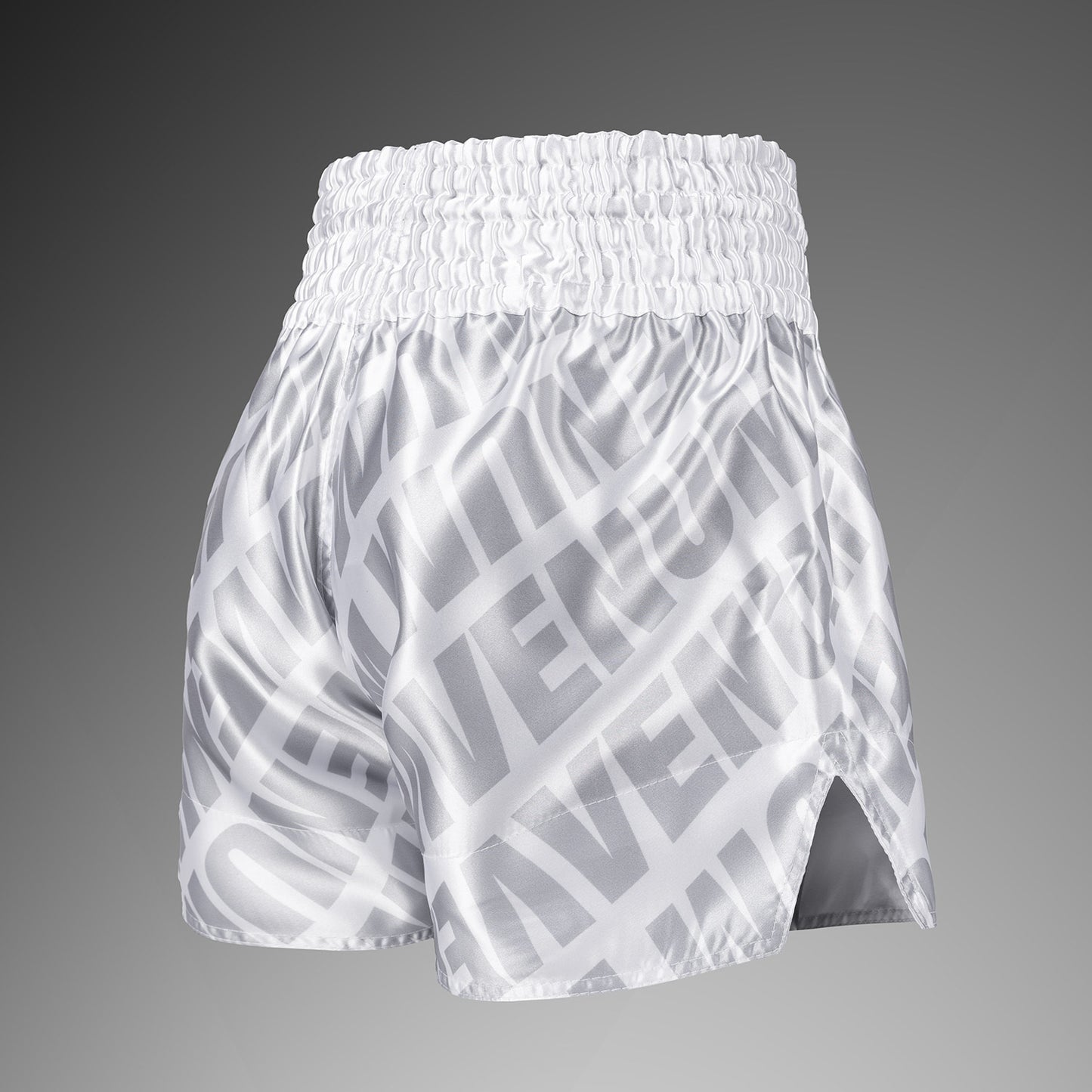 Venum Contender XT Pantaloncini Muay Thai – Bianco/Argento