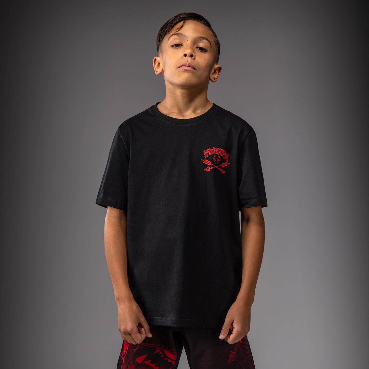 Venum Wolf Atak Maglietta Per Bambini – Nero/Rosso