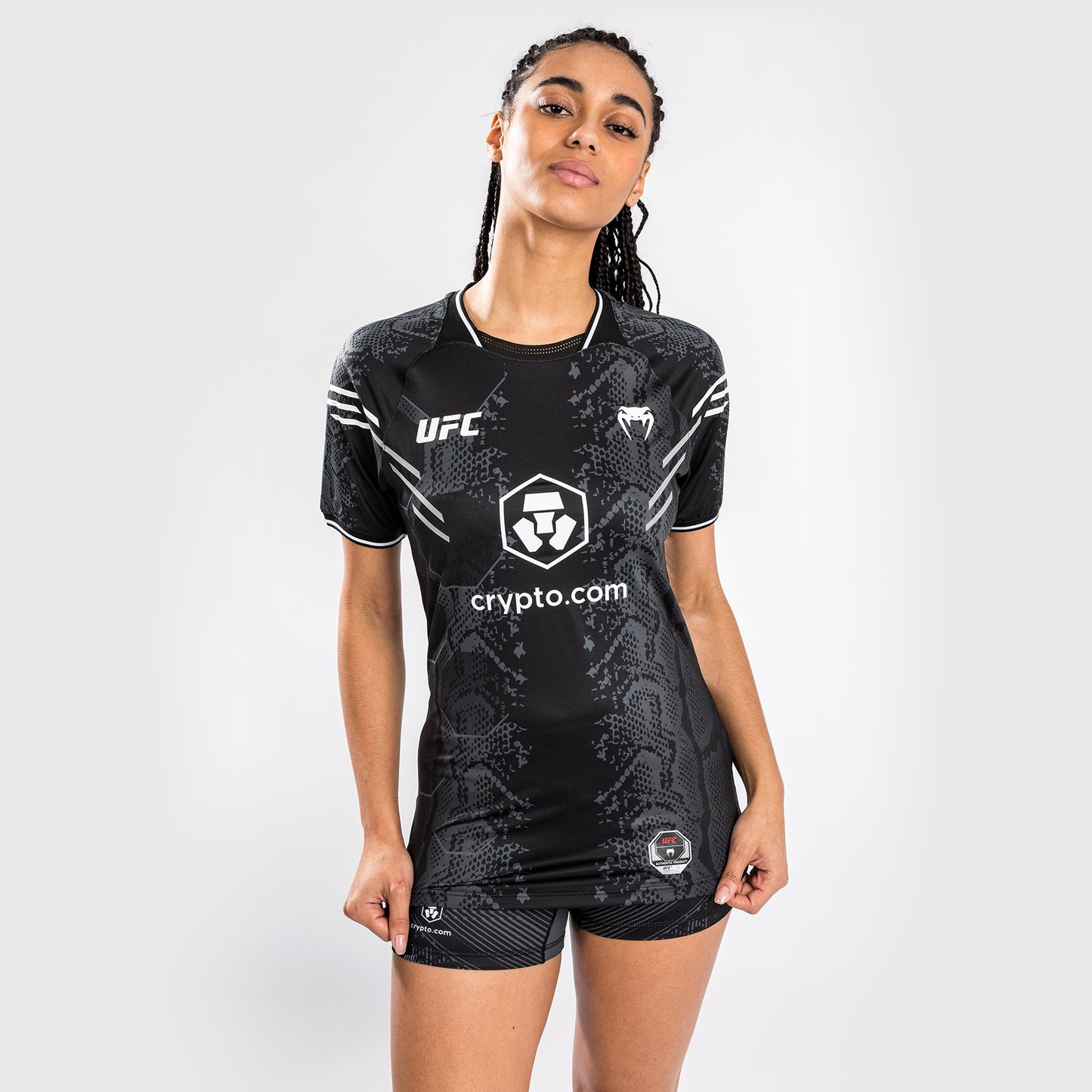UFC Adrenaline by Venum Authentic Fight Night Maglia Walkout da Donna - Nero