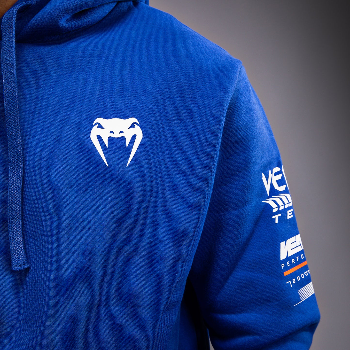 Venum Motorsport Felpa con Cappuccio - Blu Royal