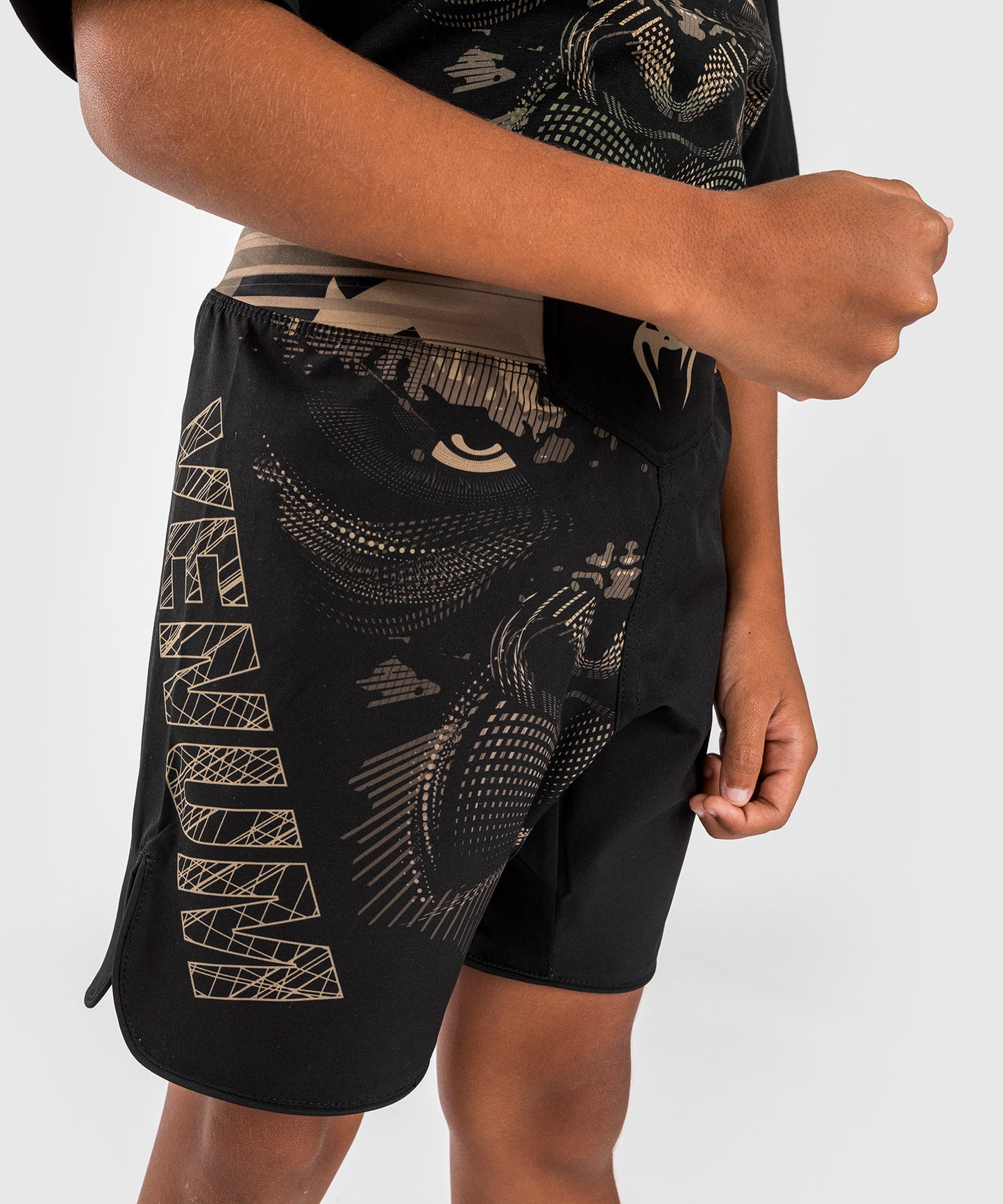 Venum Gorilla Jungle Pantaloncini da Combattimento per Bambini - Nero/Sabbia