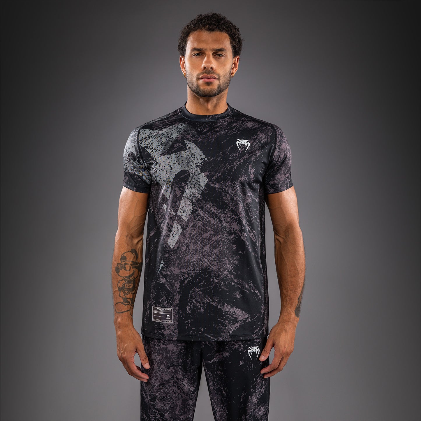 Venum Rage & Workout T-shirt Dry Tech - Nero/Grigio