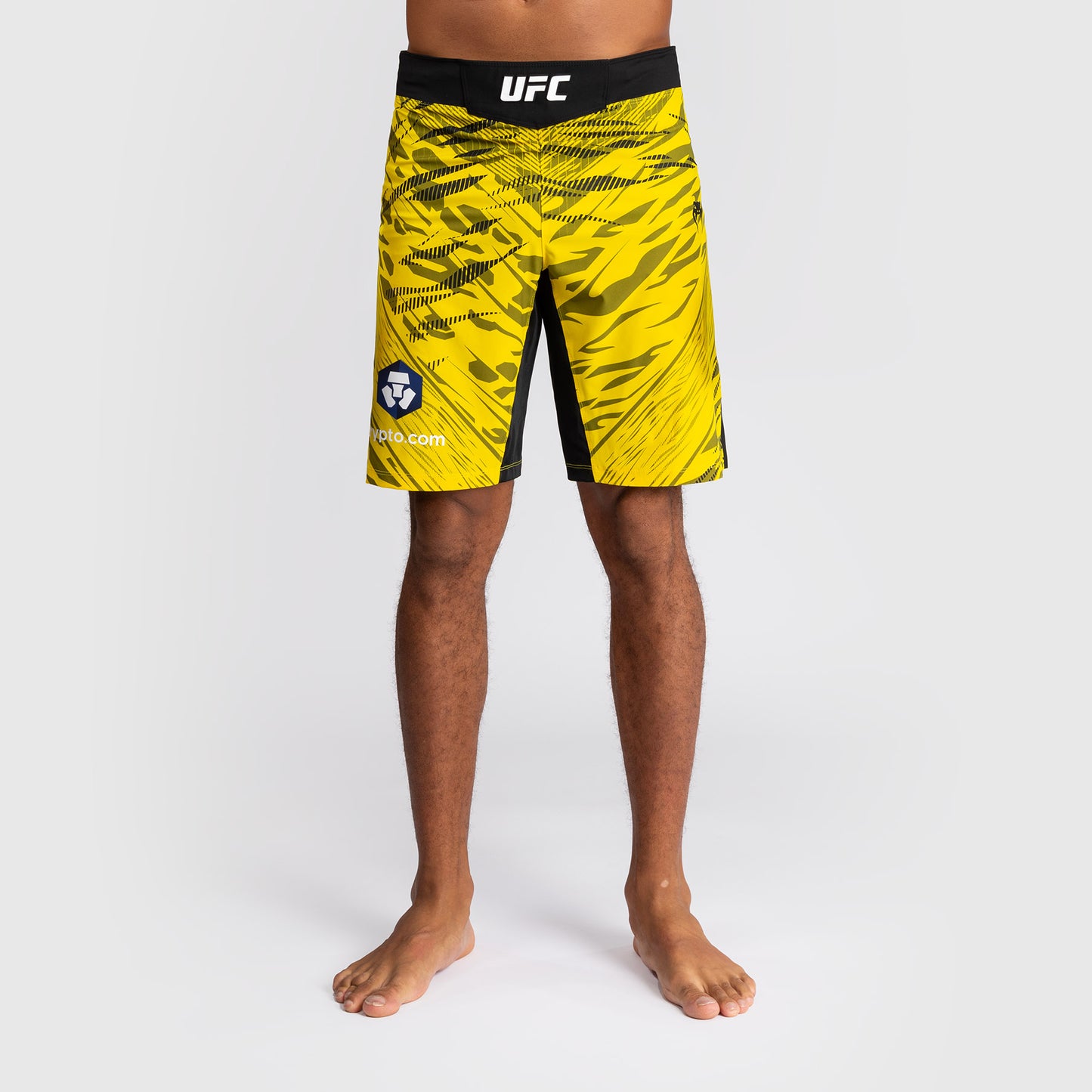 UFC Fusion by Venum Authentic Fight Night Shorts da Lotta per Uomo - Fit Largo - Giallo