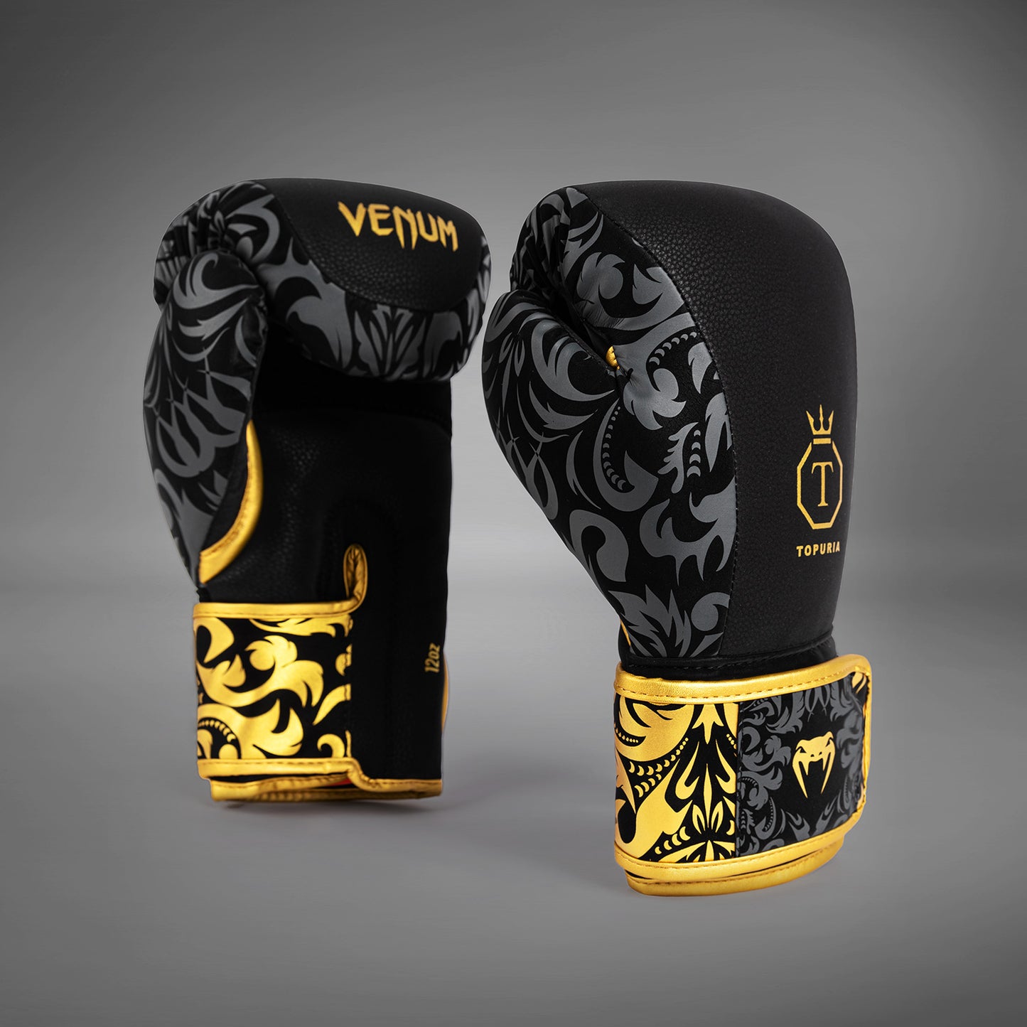 Venum x Topuria Unmatched Edition Guanti da Boxe - Nero/Oro
