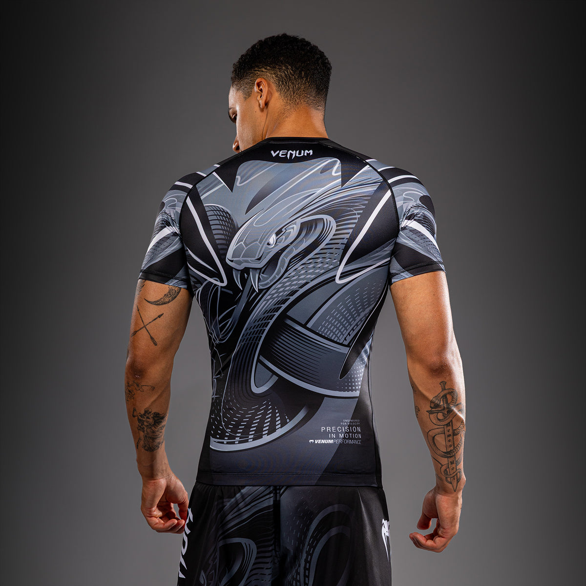 Venum Crimson Viper 2.0 Rashguard a maniche corte - Nero/Grigio