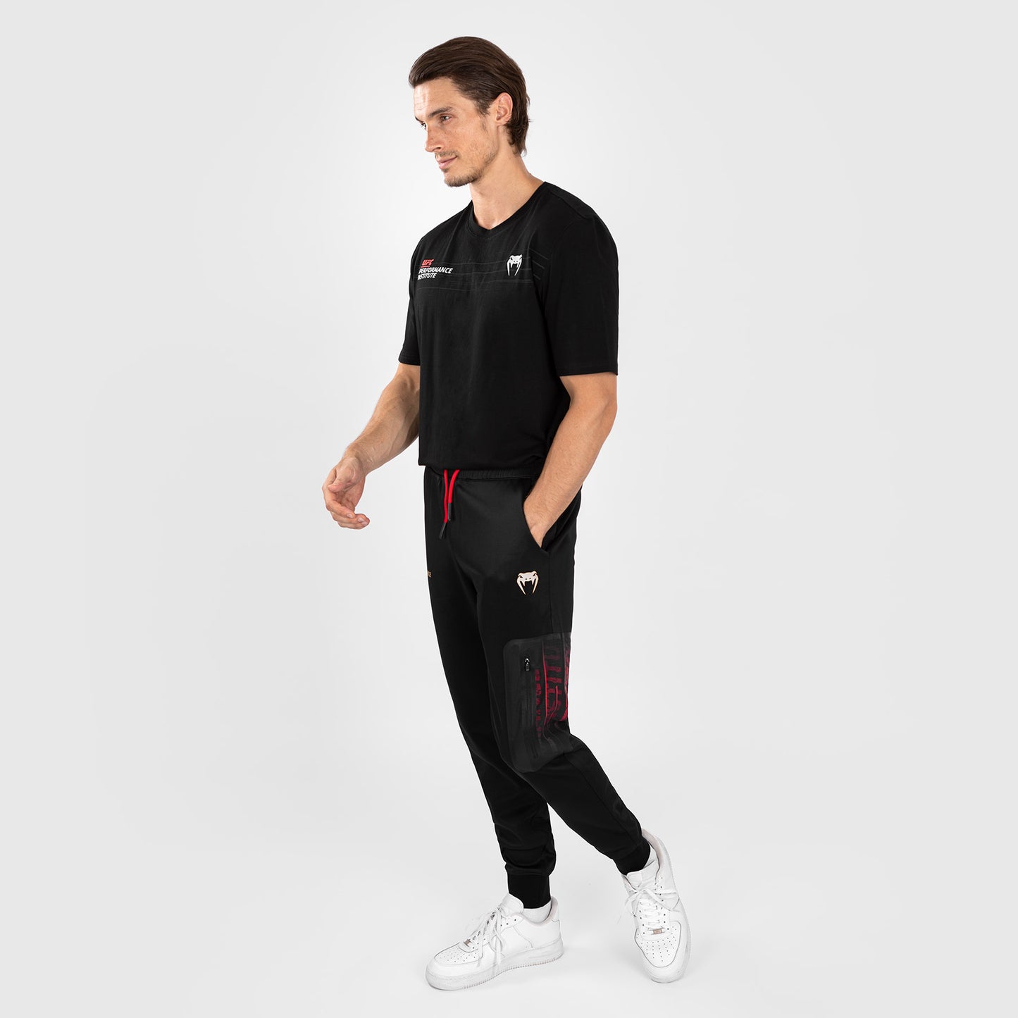 UFC Venum Performance Institute 2.0 Pantaloni Uomo - Nero/Rosso
