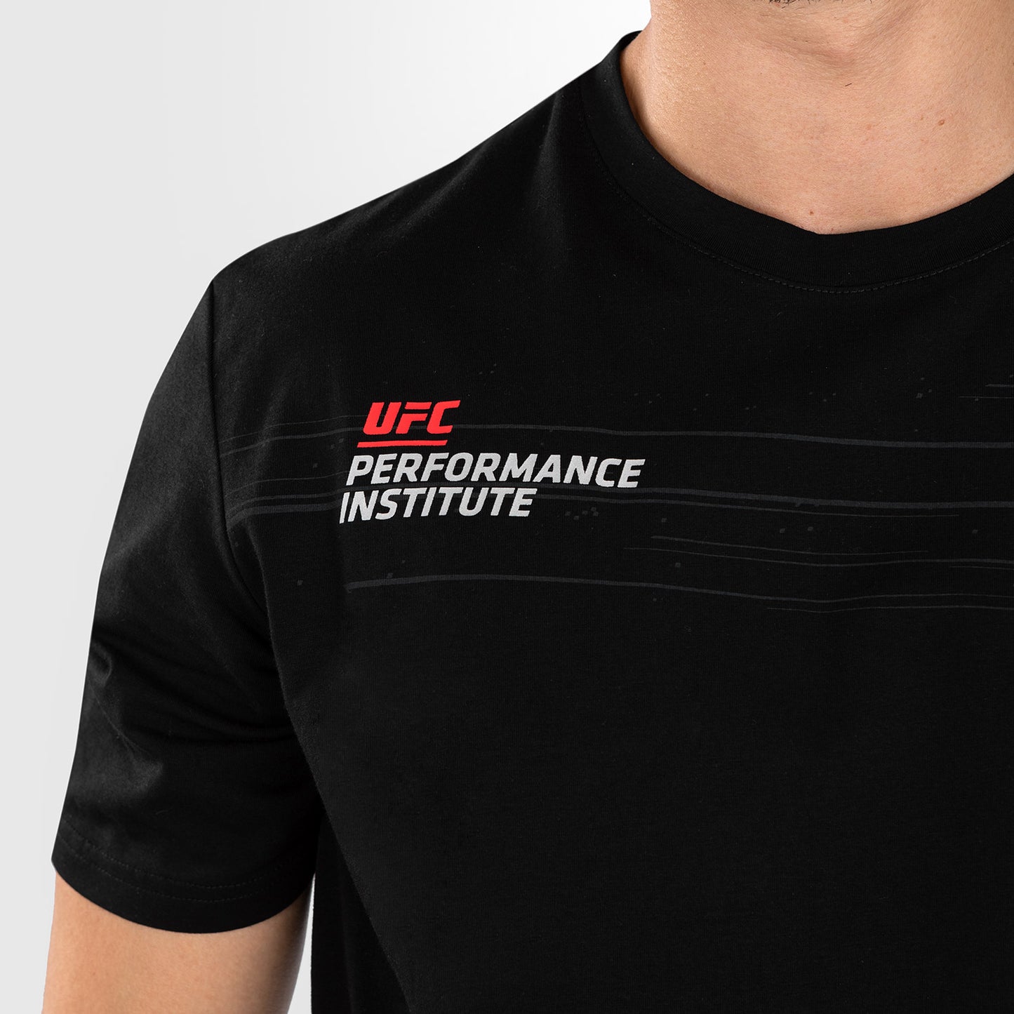 UFC Venum Performance Institute 2.0 Maglietta a maniche corte da Uomo - Nero/Rosso
