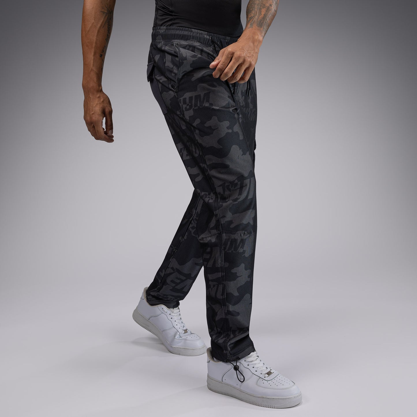 Venum Trooper Pantaloni da Jogging da Uomo - Nero/Carbone