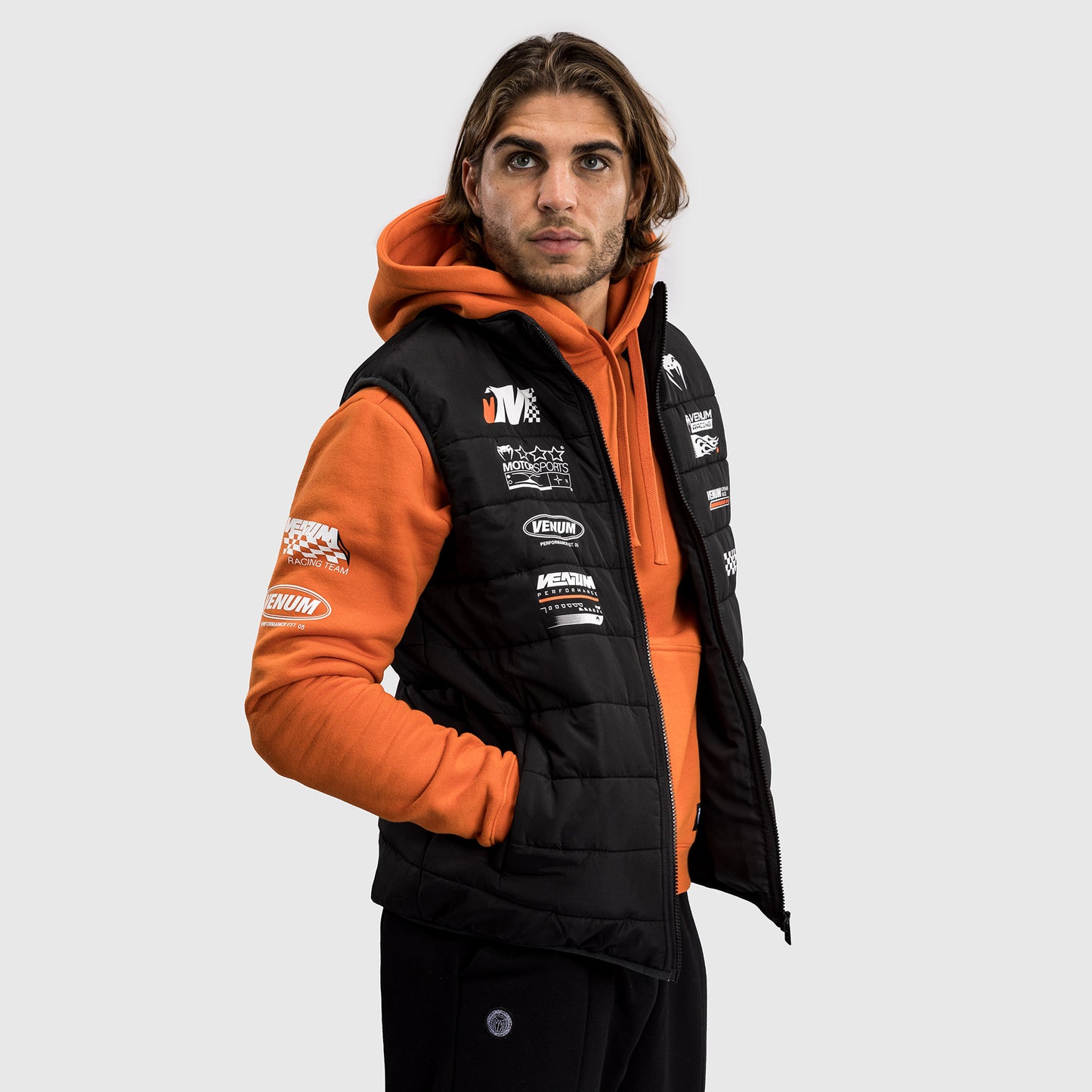 Venum Motorsport Giacca a Vento - Nero Profondo