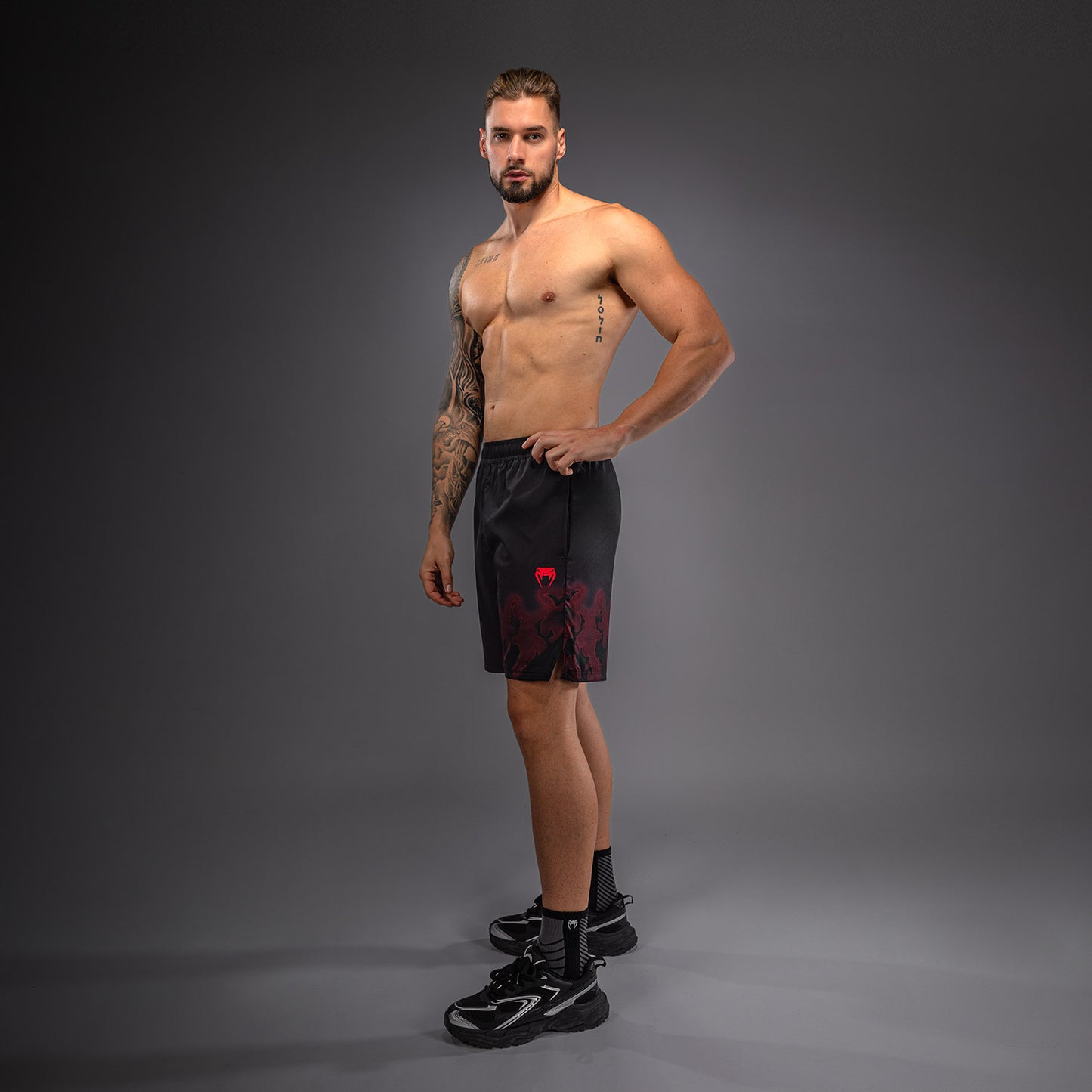 Venum Spectre Pantaloncini da Allenamento – Nero/Rosso
