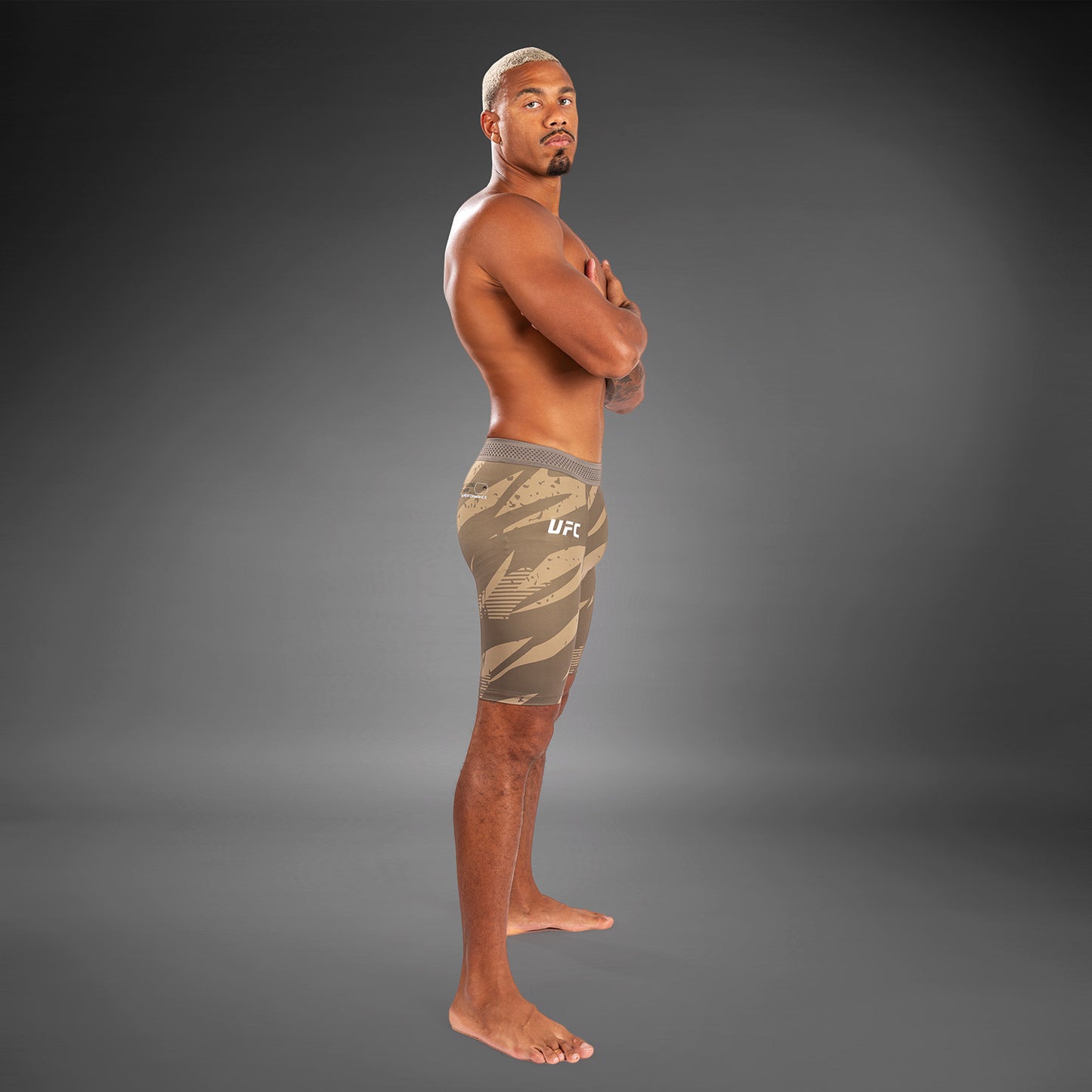 UFC Adrenaline by Venum Fight Week Vale Tudo Short da Uomo - Desert Camo