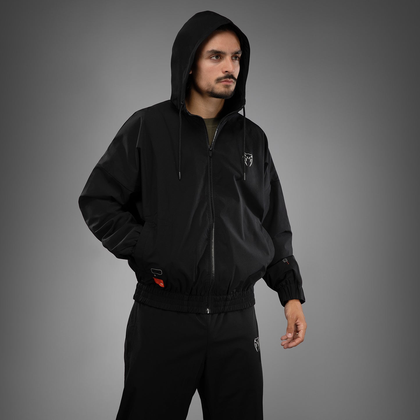Venum Eclipse Giacca da Track – Nero/Avorio