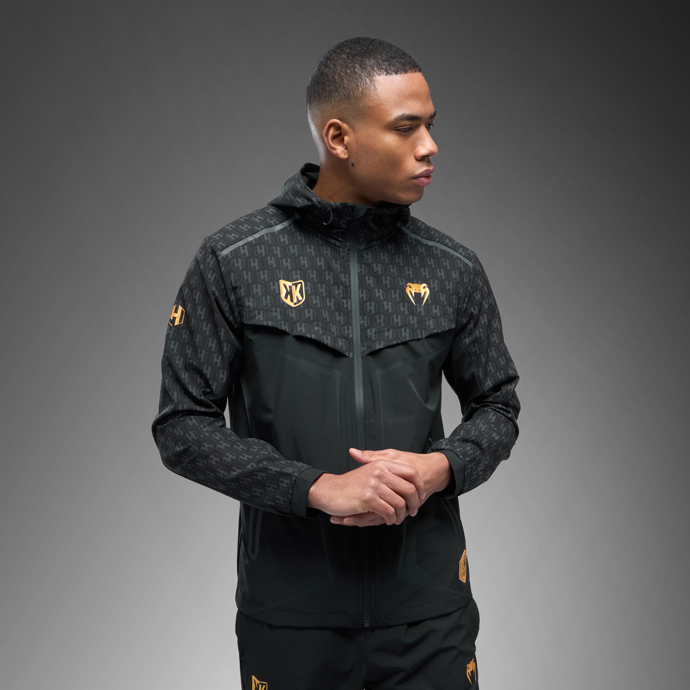 FK x Venum Hexagone MMA Tuta Tuta completa (giacca + pantaloni) - Nero/Oro