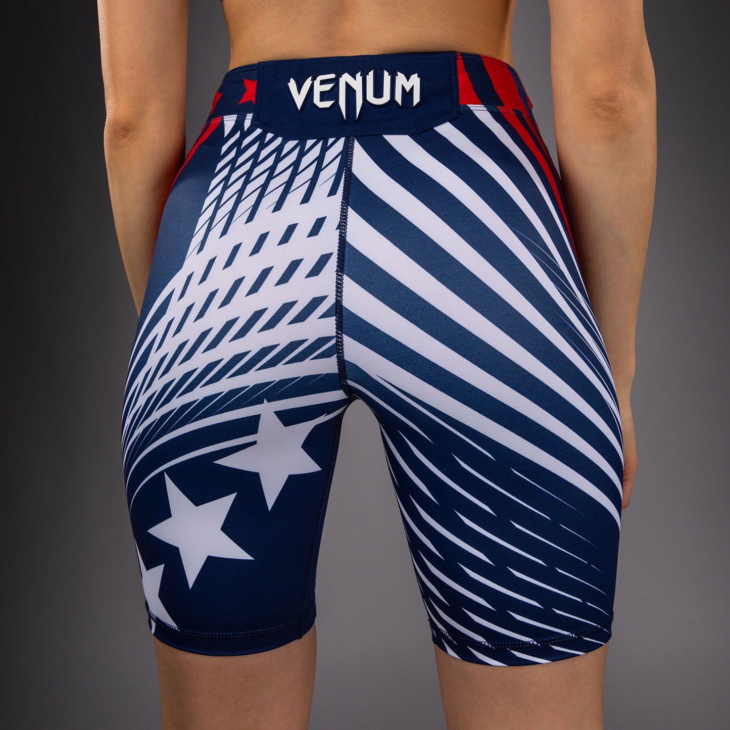 Official UFC Freedom 250 by Venum Authentic Pantaloncini Vale Tudo taglio lungo da donna - Blu