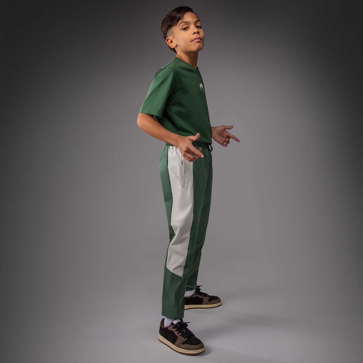 Venum Vectra Pantaloni da Jogging Bambino – Verde Foresta/ Bianco Sporco