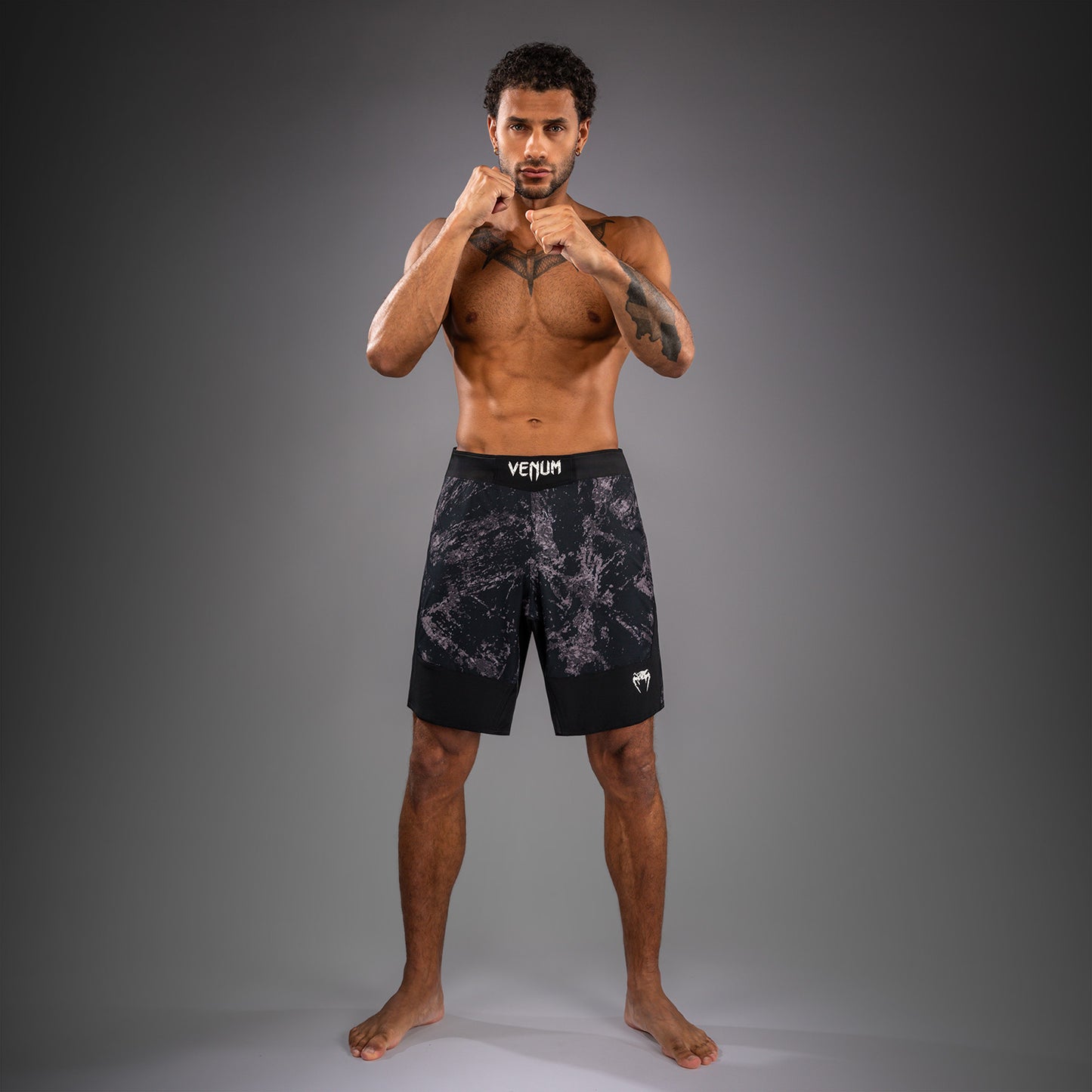 Venum Rage & Workout Pantaloncini da Combattimento - Nero/Grigio
