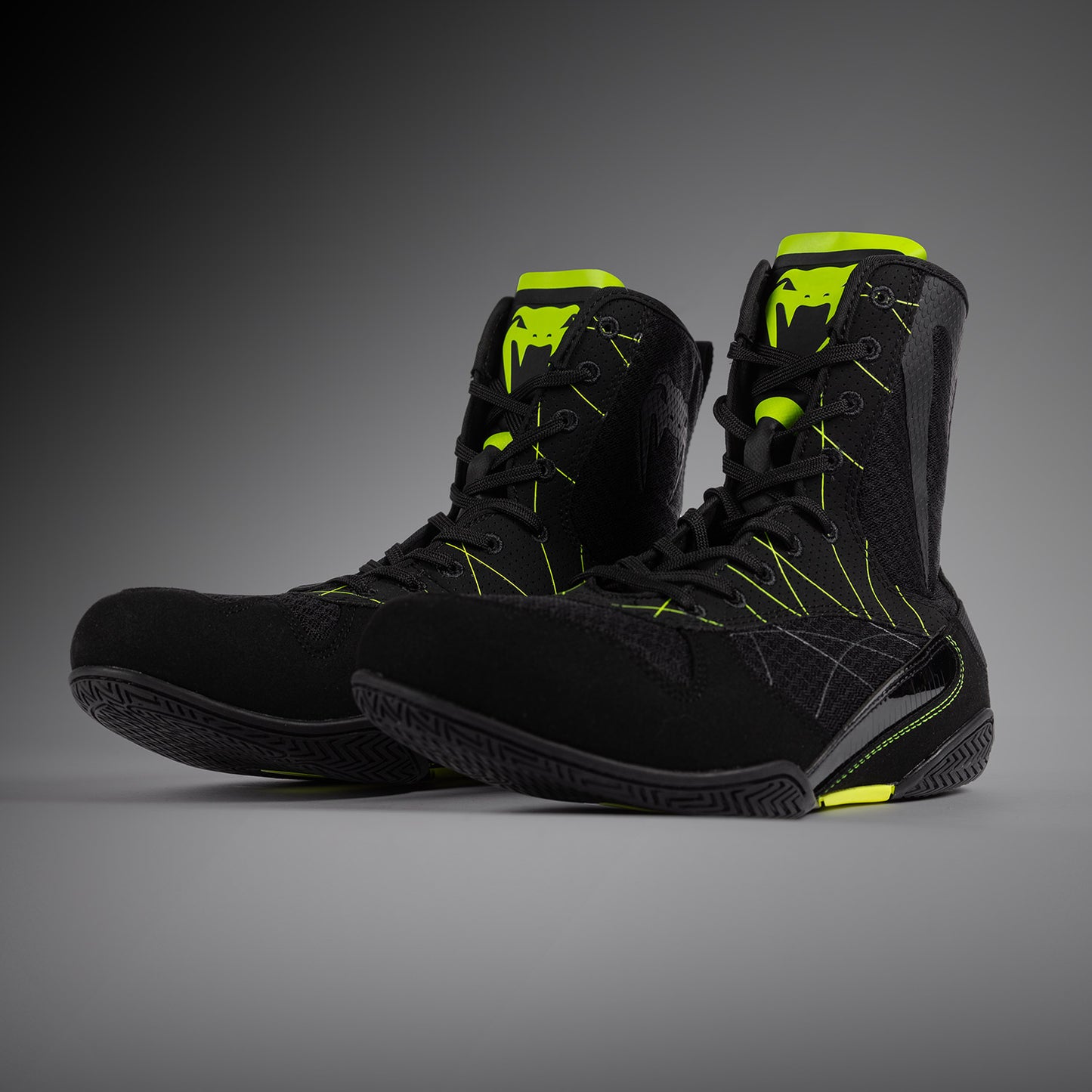 Venum Training Camp 4.0 Scarpe da boxe - Nero/Neon Green