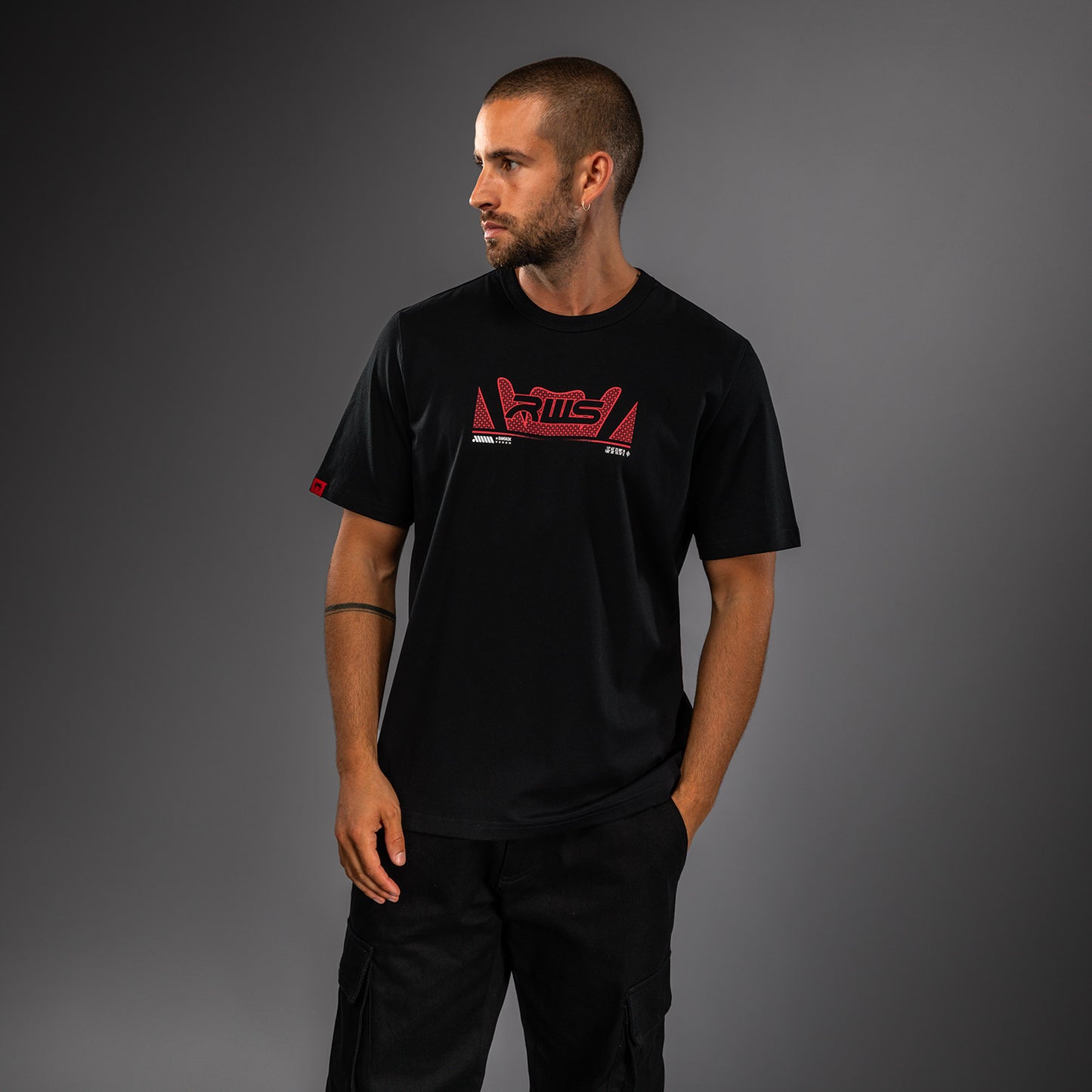 Venum x RWS 2.0 T-Shirt – Nero/Rosso