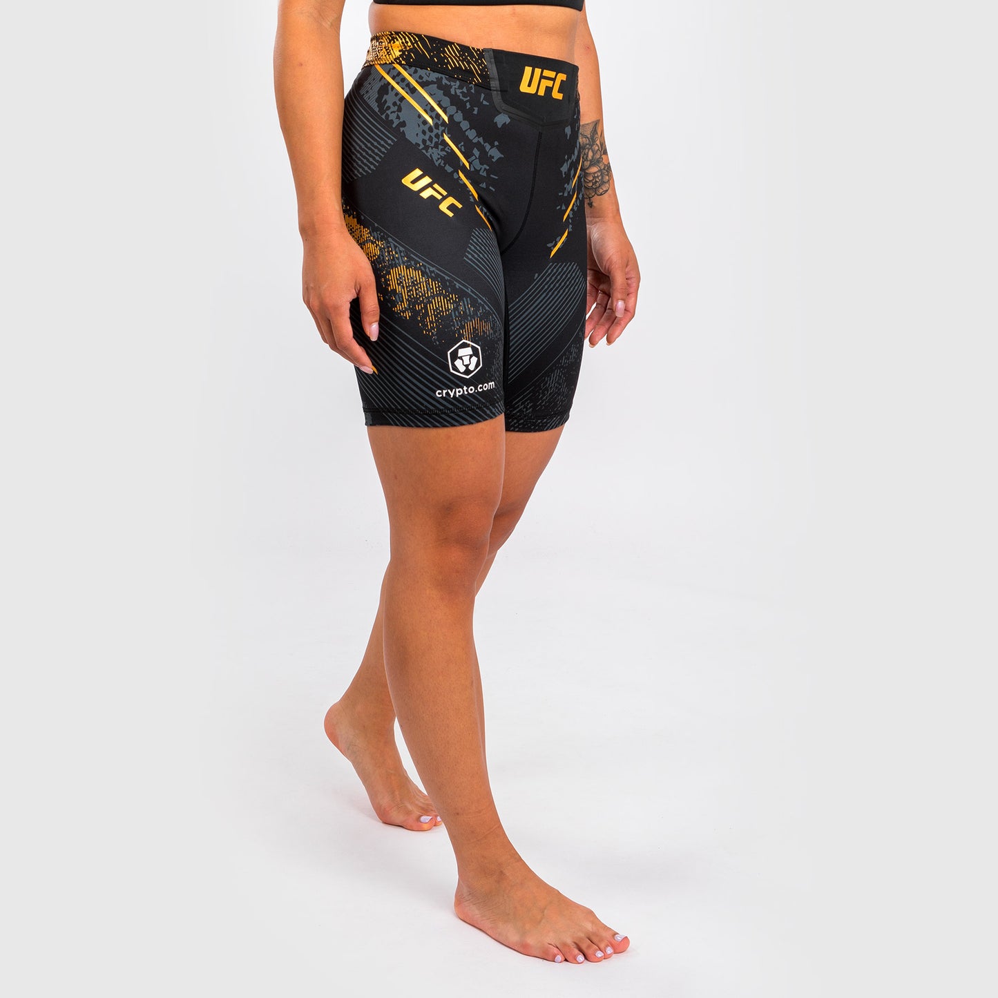 UFC Adrenaline by Venum Authentic Fight Night Pantaloncini Vale Tudo da Donna - Vestibilità Lunga - Champion
