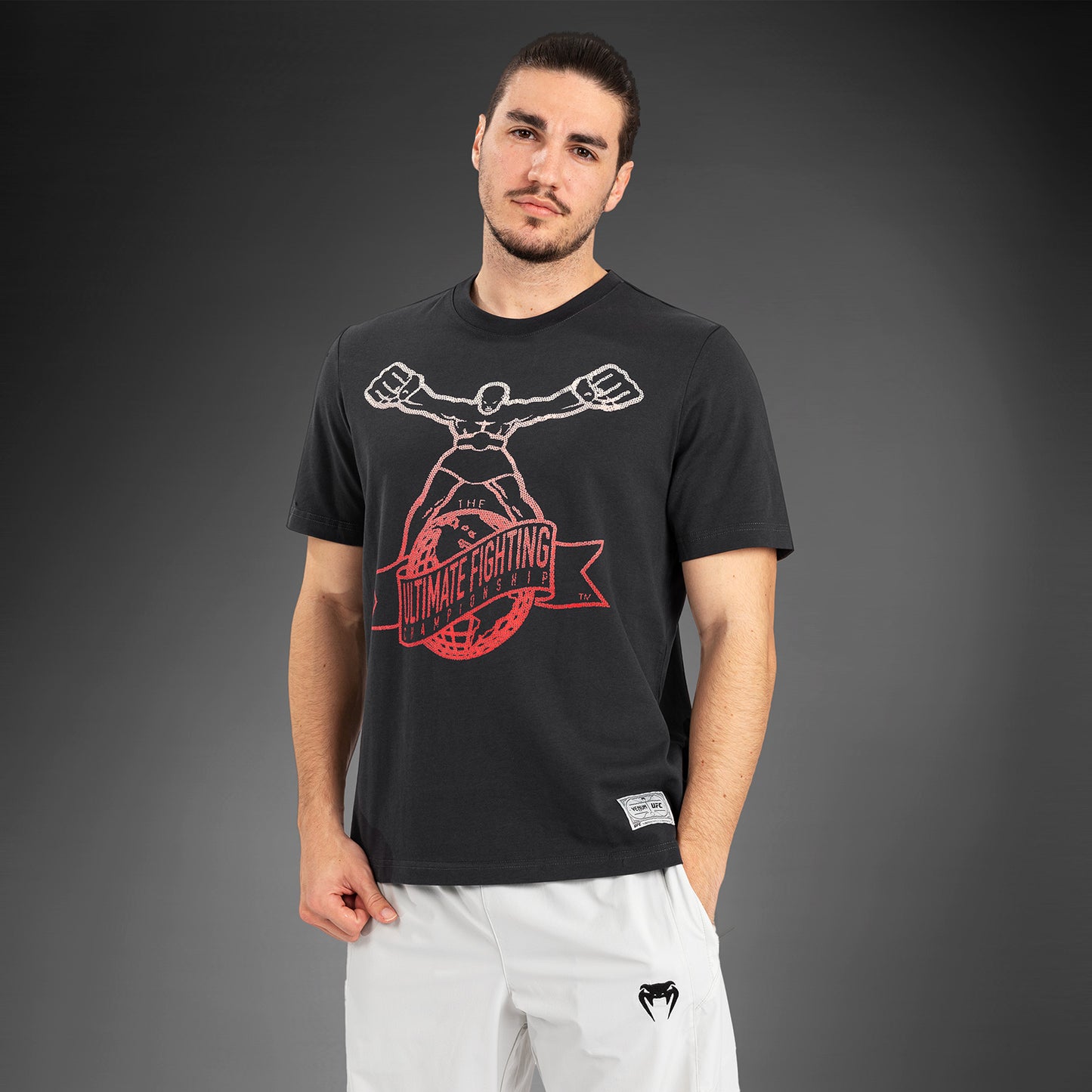 UFC by Venum Ulti-Man Maglietta - Grigio/Rosso
