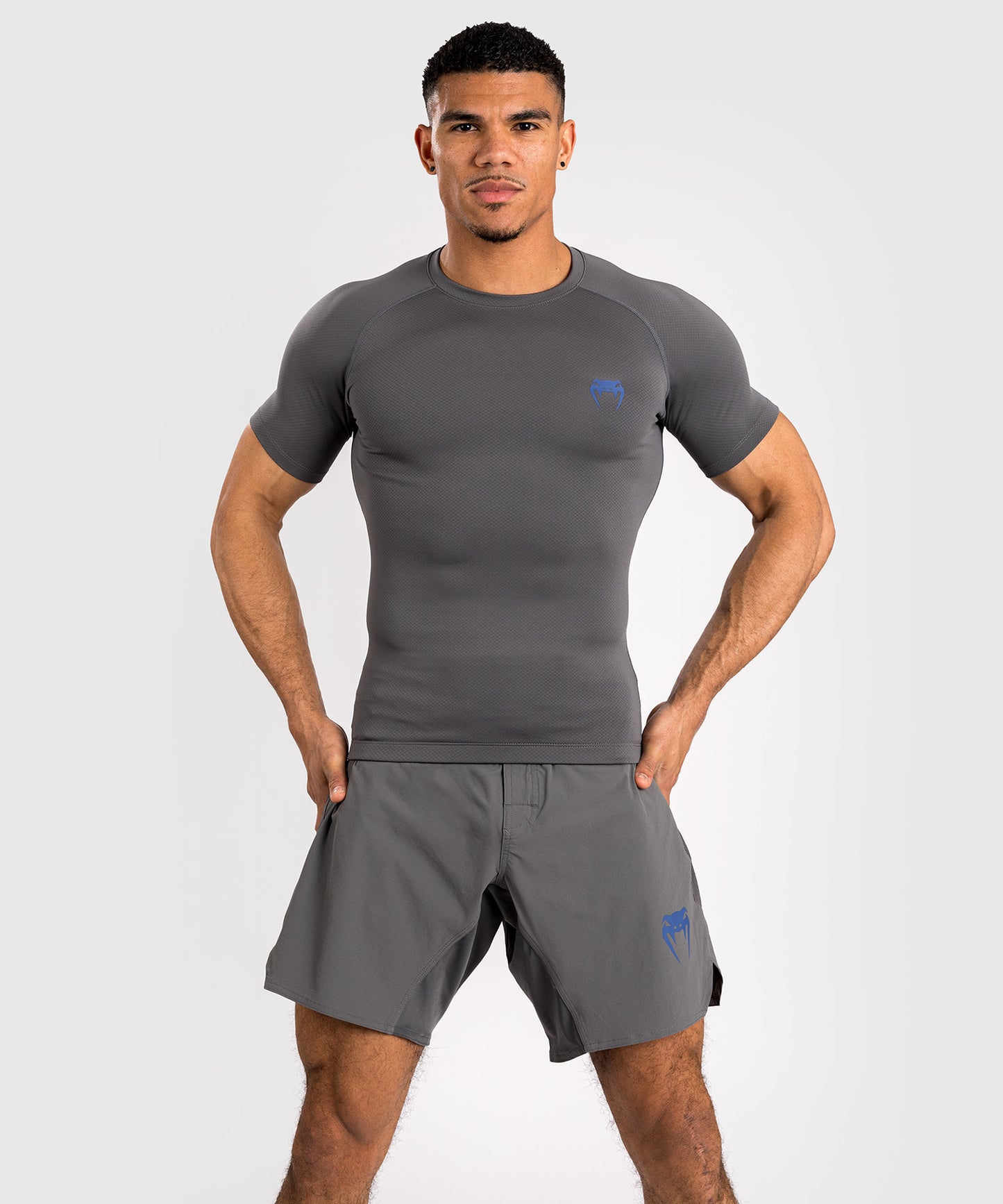 Venum Contender Rashguard a manica corta da uomo - Grigio