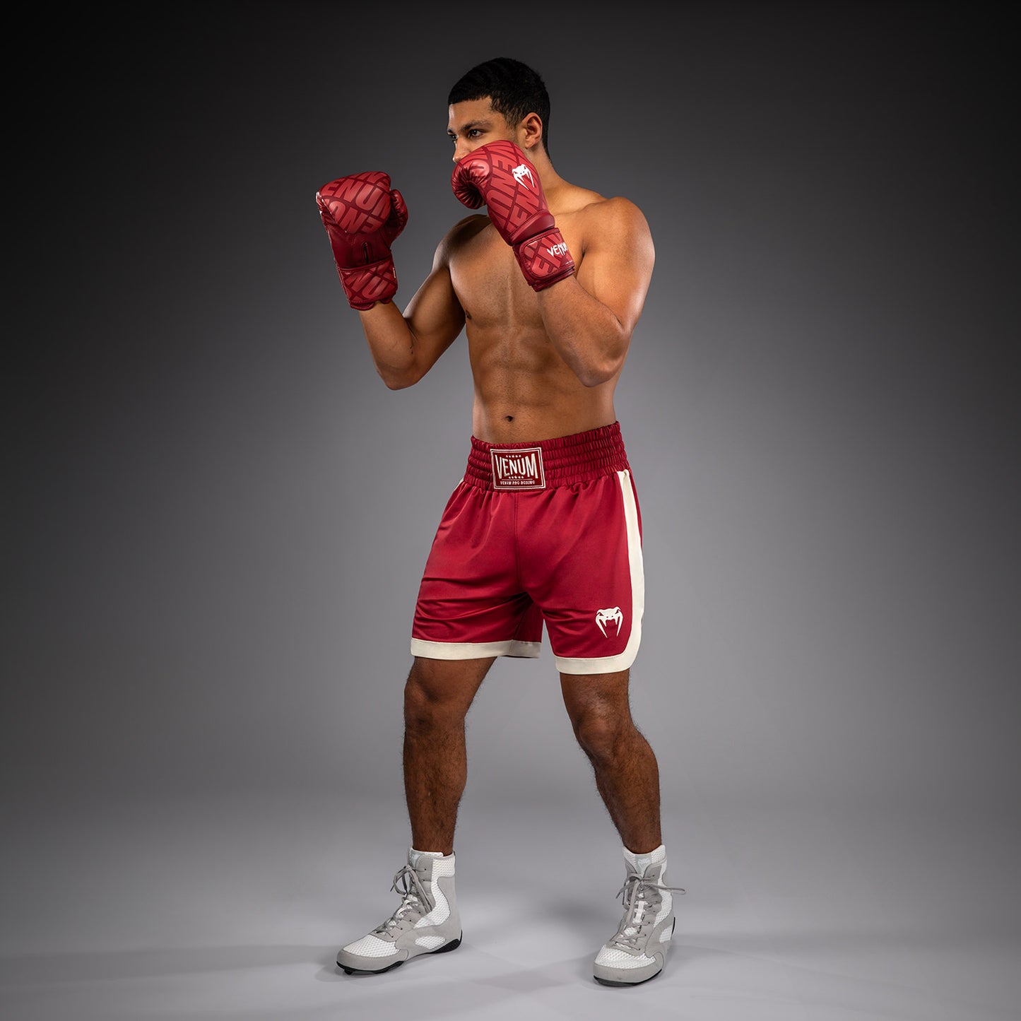 Venum Classic Pantaloncini da boxe – Rosso Rubino/Avorio