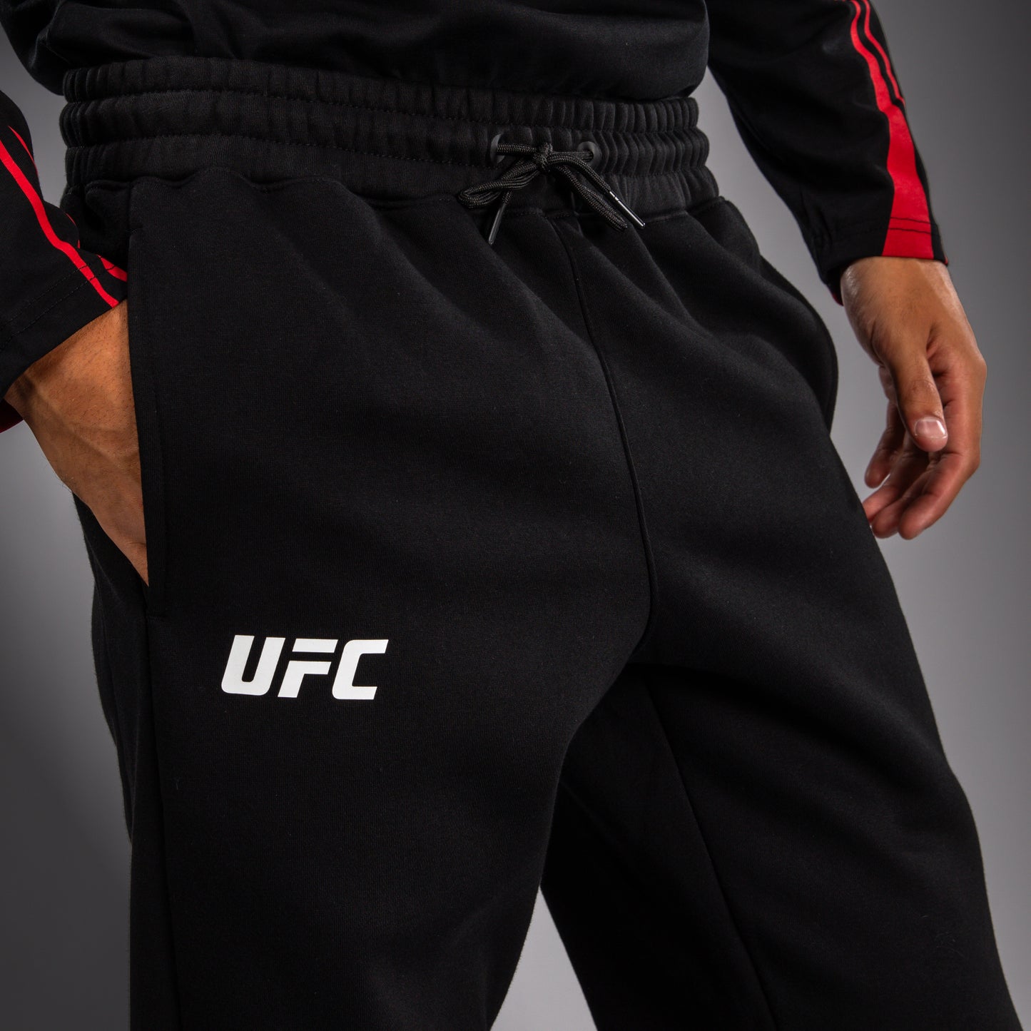 Venum UFC Unity by Venum Authentic Fight Week Pantaloni in Cotone da Uomo - Nero