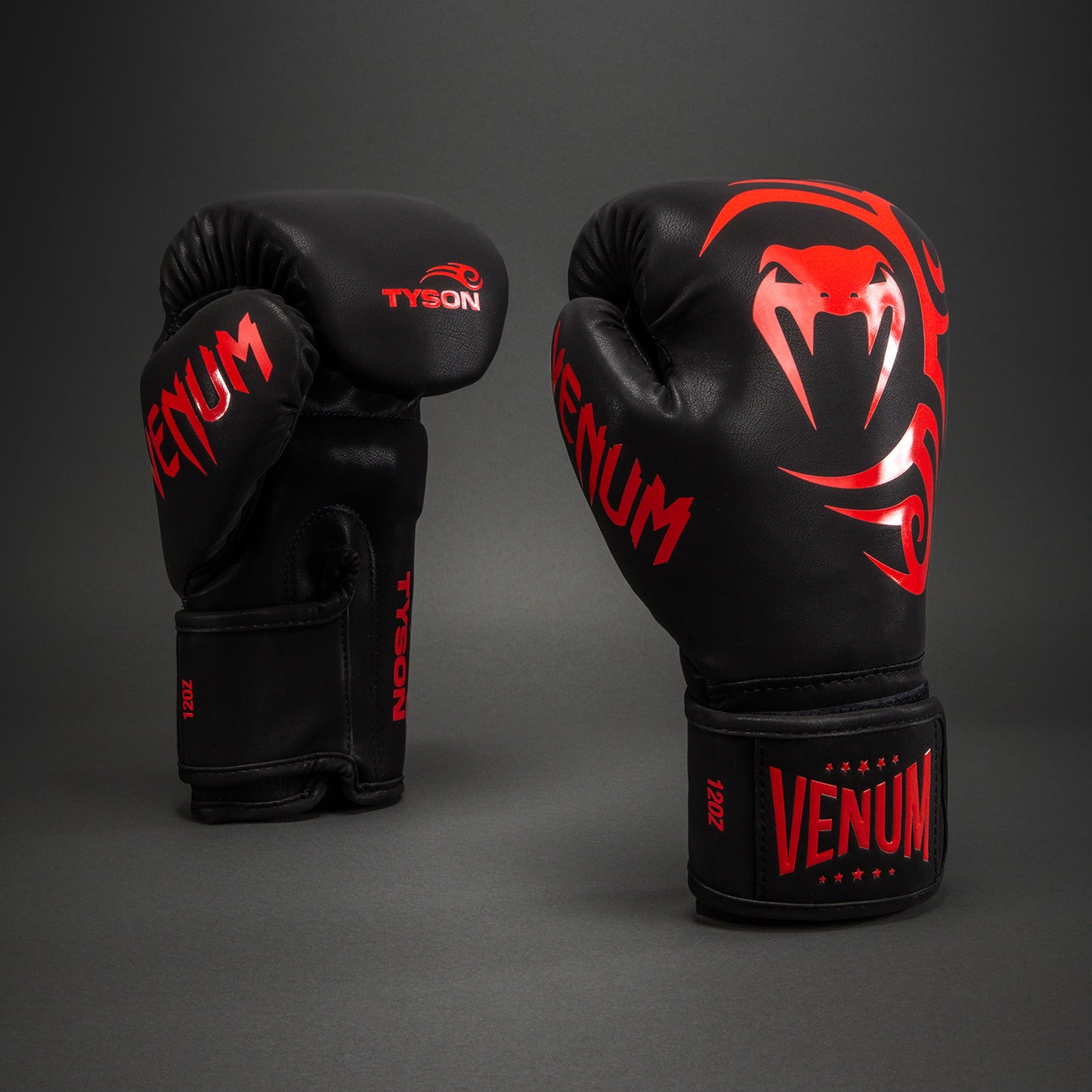 Venum Mike Tyson Guantoni da boxe Replica – Nero/Rosso