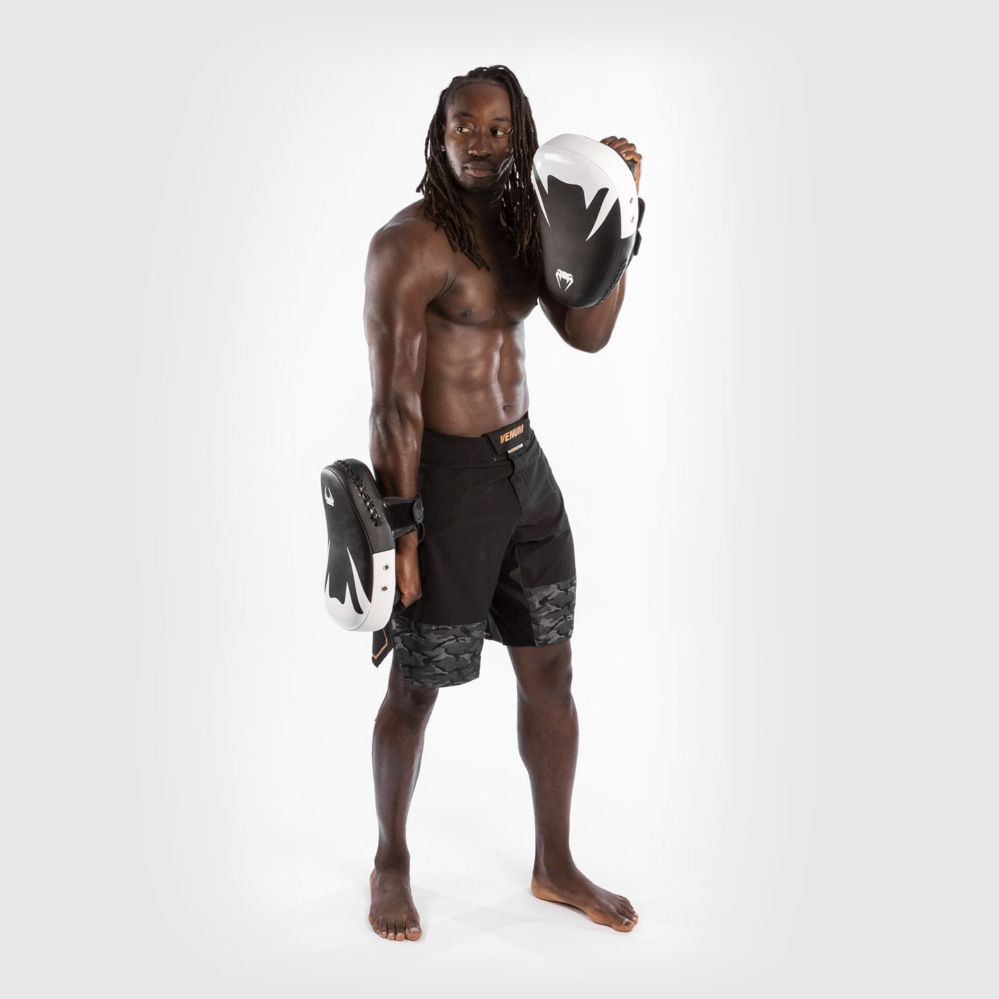 Venum Kick Boxing Gear 2.0 Microfibra Zampe Piccole - Nero/Bianco